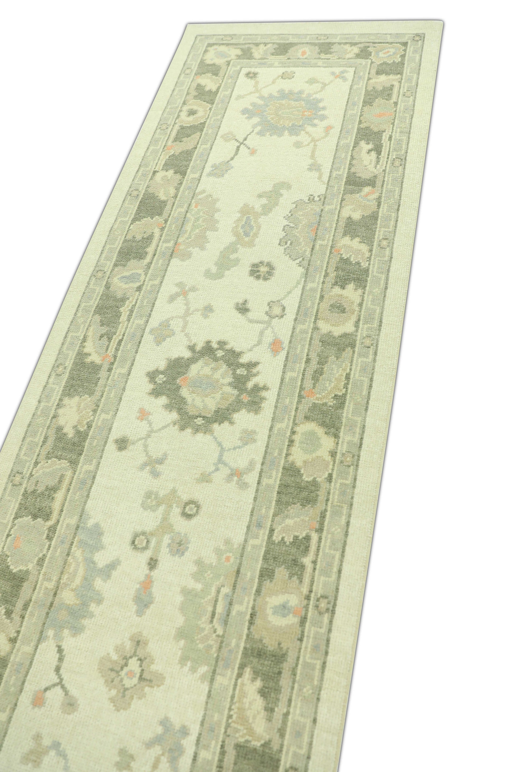 Turkish Oushak Rug 2'8" x 11'4" #613