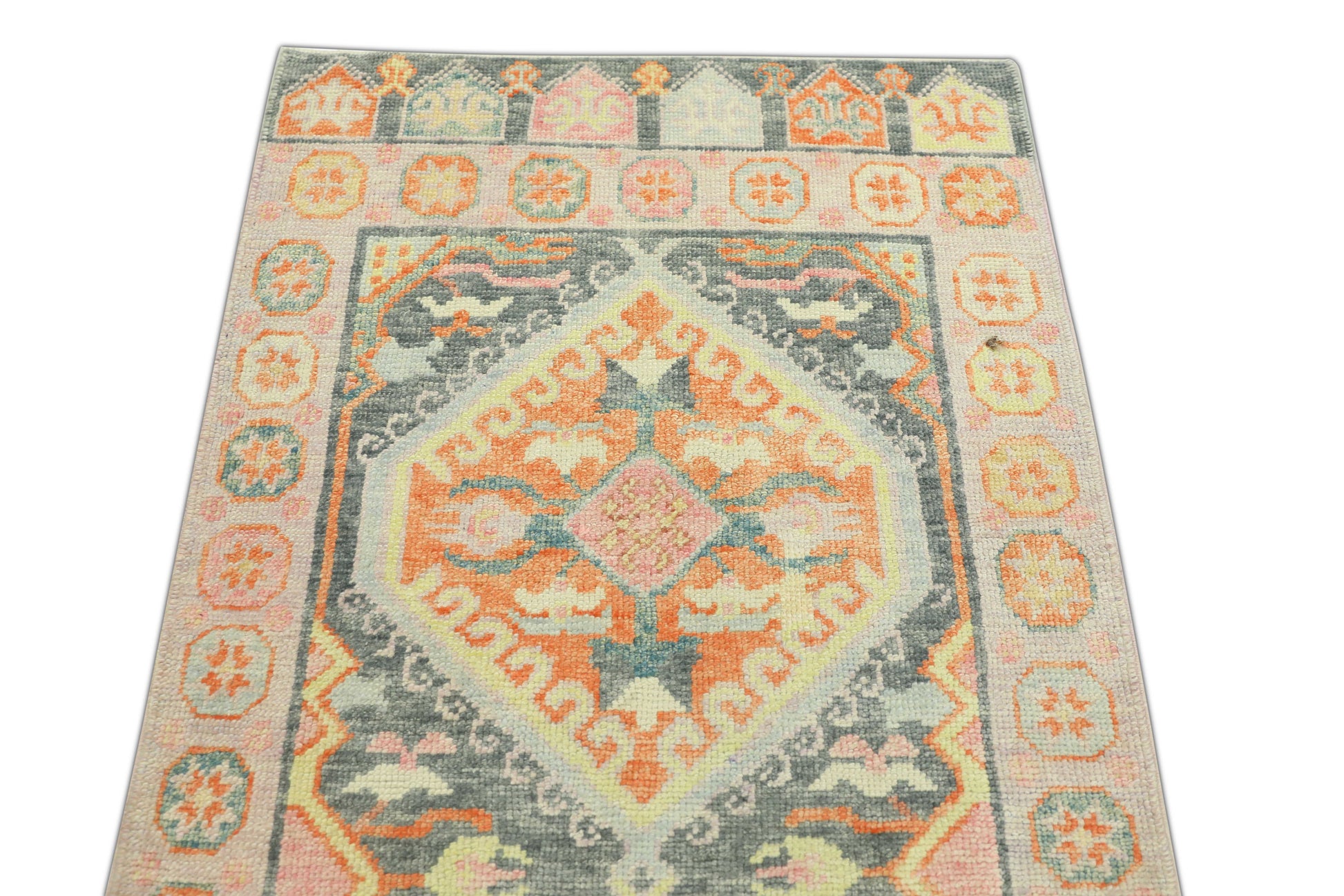 Turkish Oushak Rug 3' x 7'11" #1488
