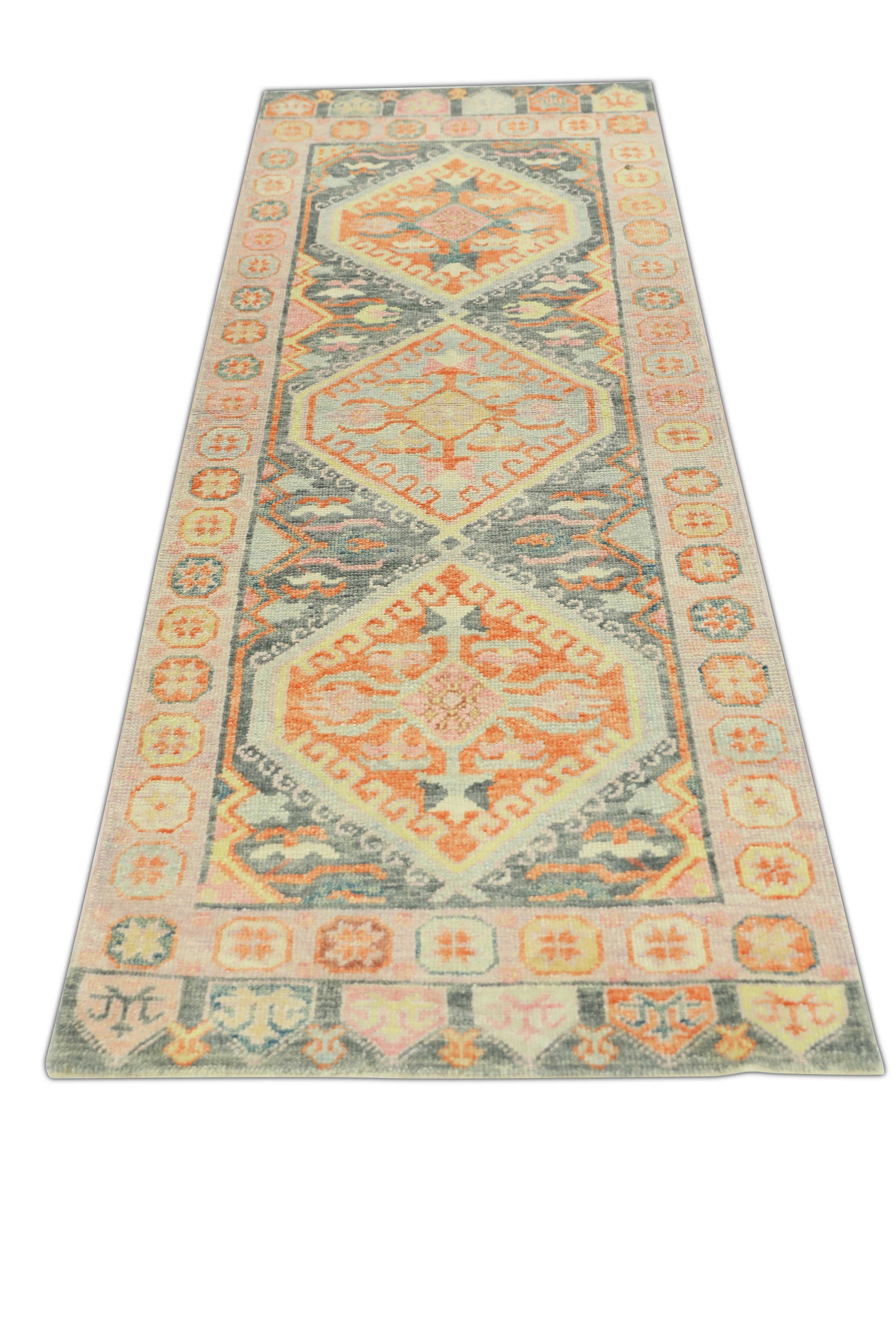 Turkish Oushak Rug 3' x 7'11" #1488