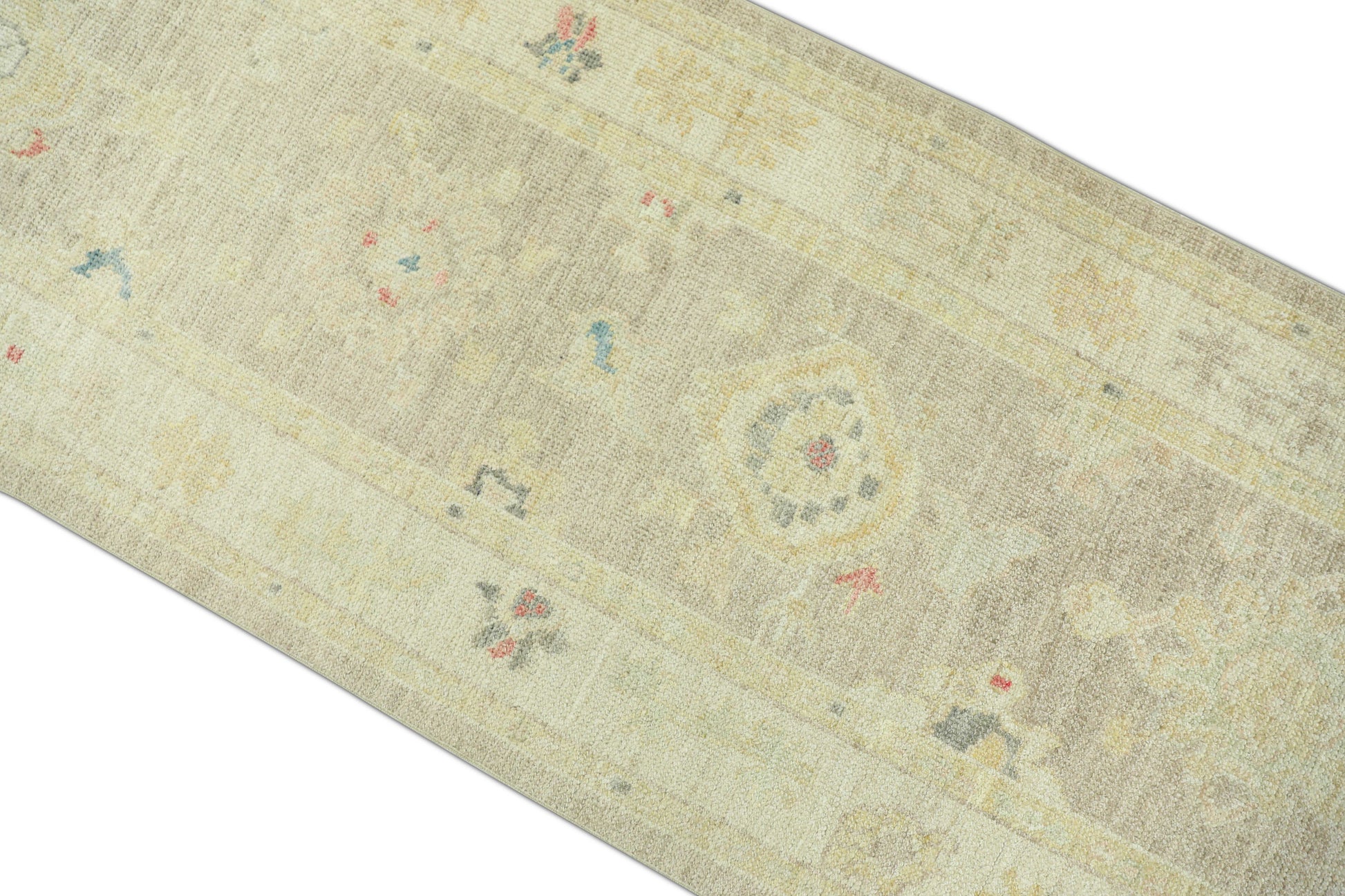 Turkish Oushak Rug 2'7" x 10'4" #1538