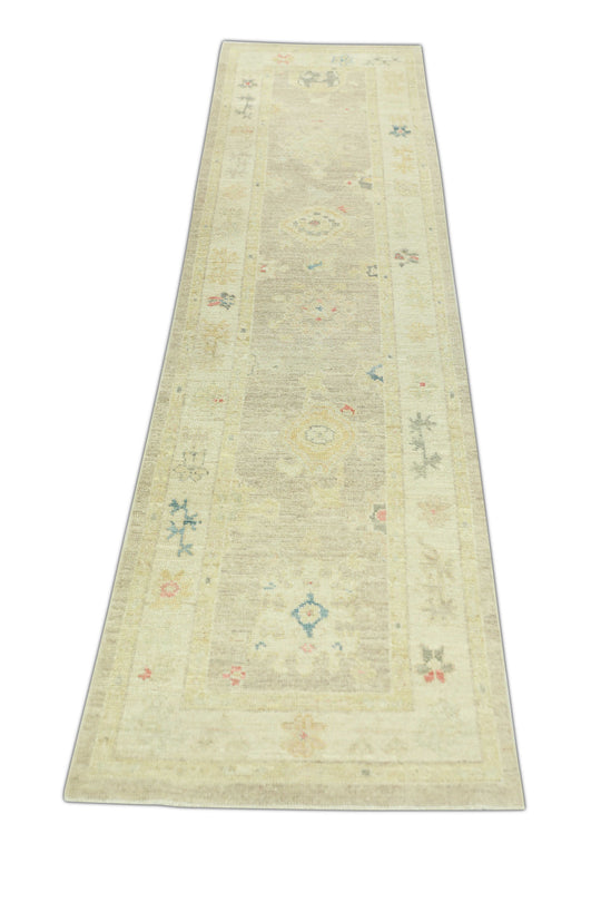 #1538 Turkish Oushak 2'7" x 10'4"