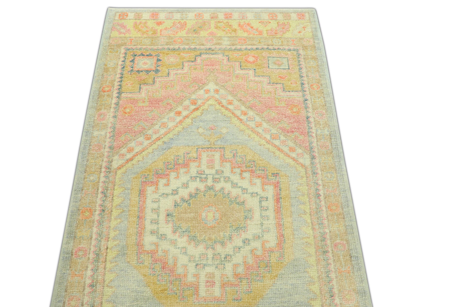 Turkish Oushak Rug 3'1" x 10'1" #1493