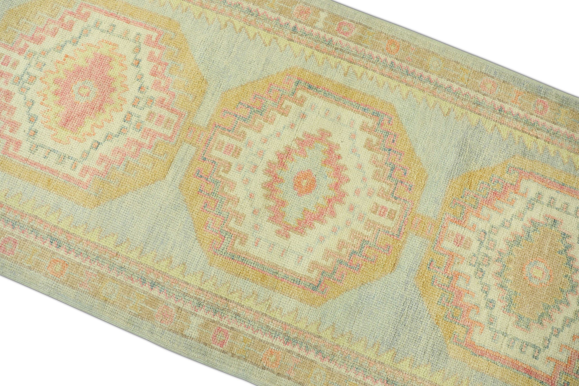 Turkish Oushak Rug 3'1" x 10'1" #1493