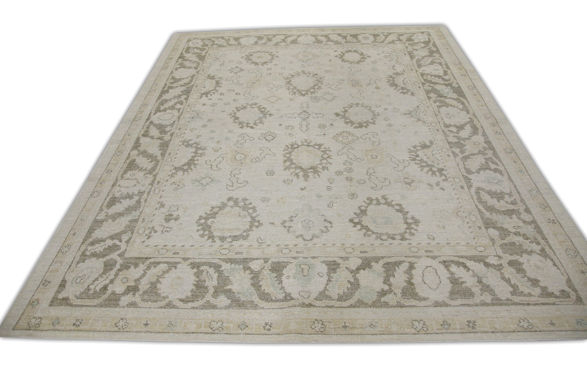 Turkish Oushak Rug 8'1" x 9'10" #7401