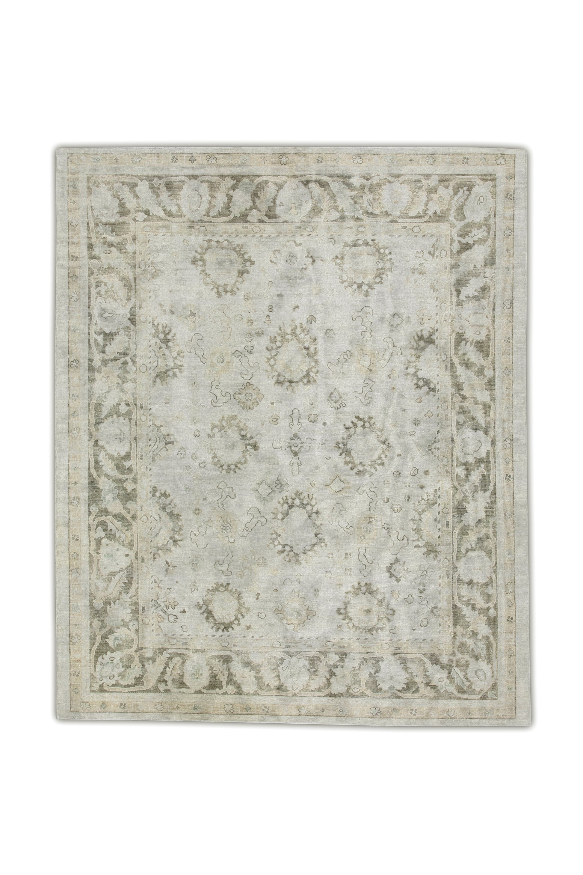 Turkish Oushak Rug 8'1" x 9'10" #7401