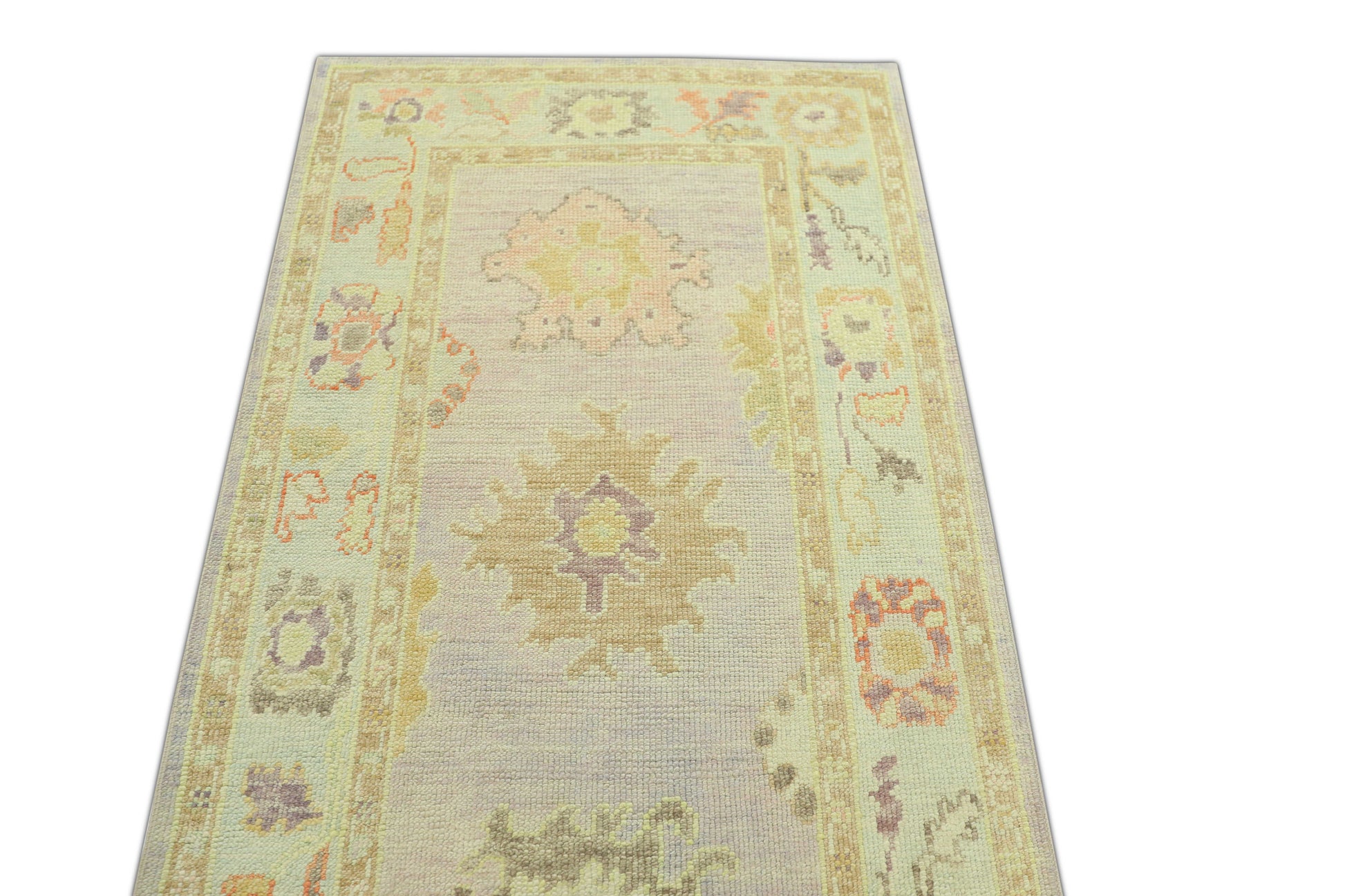 Turkish Oushak Rug 3' x 11'8" #686