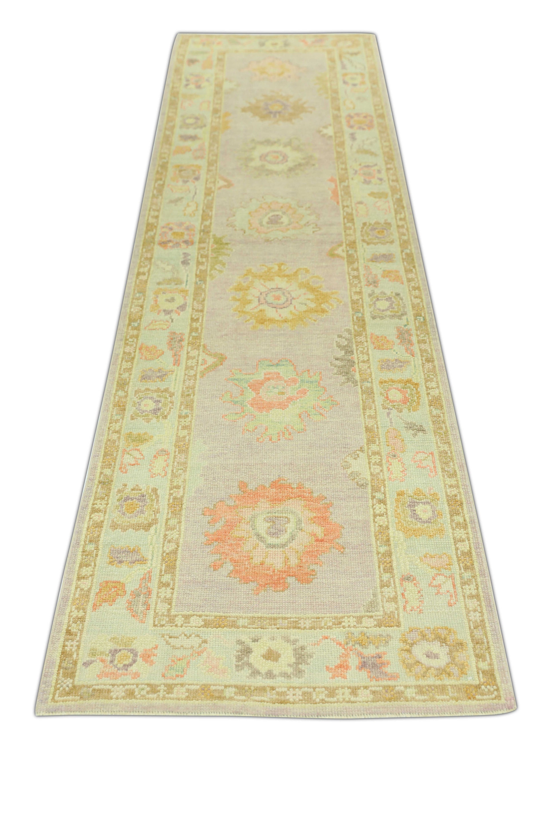 Turkish Oushak Rug 3'1" x 11'5" #685
