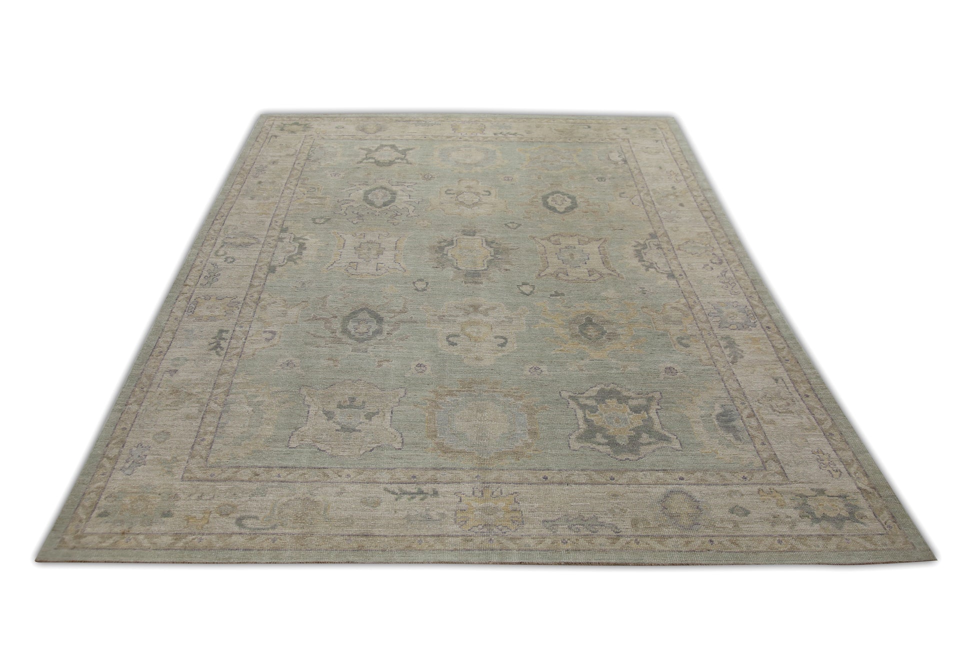 Turkish Oushak Rug 8'2" x 10'7" #7002