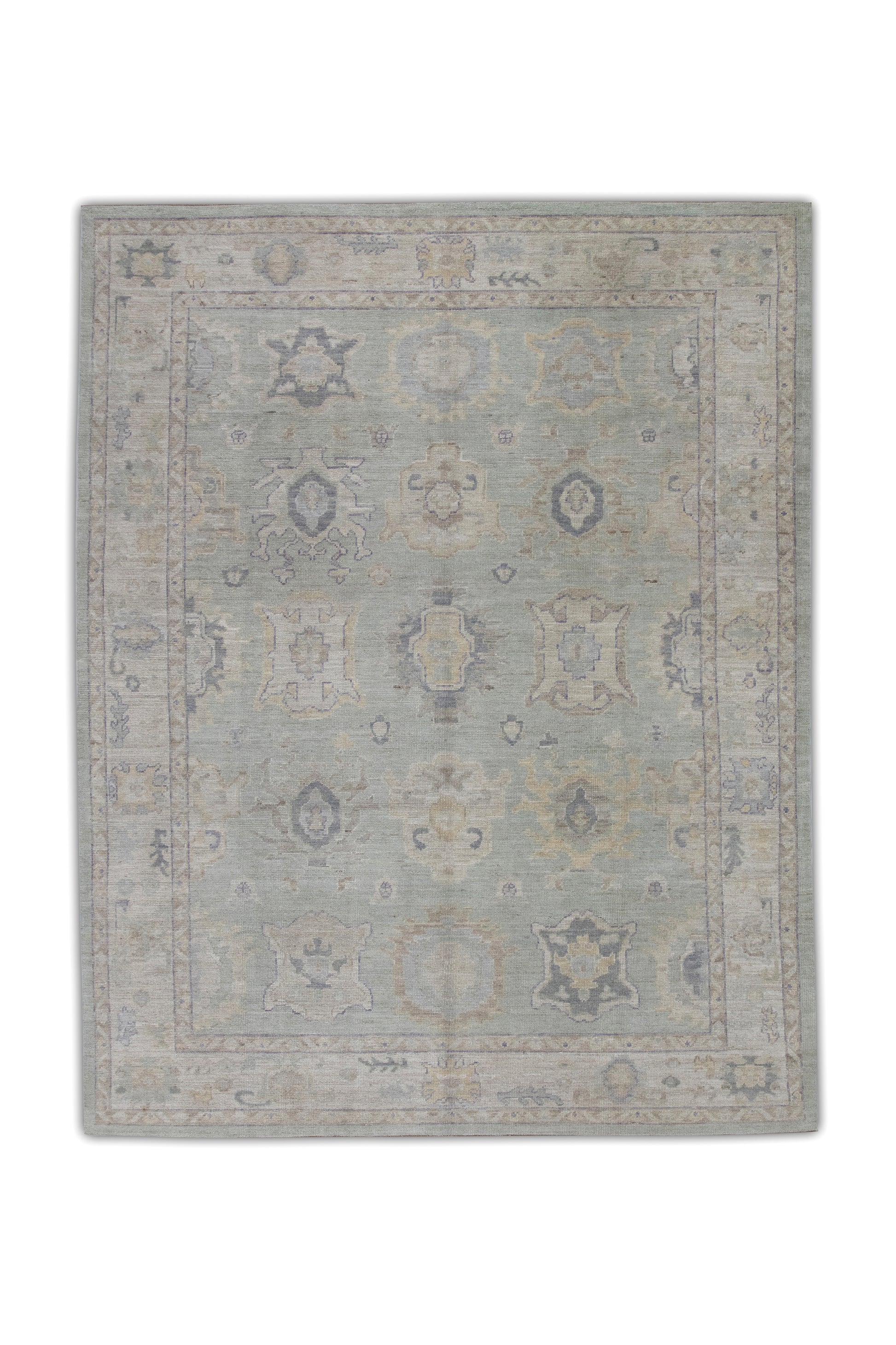 Turkish Oushak Rug 8'2" x 10'7" #7002