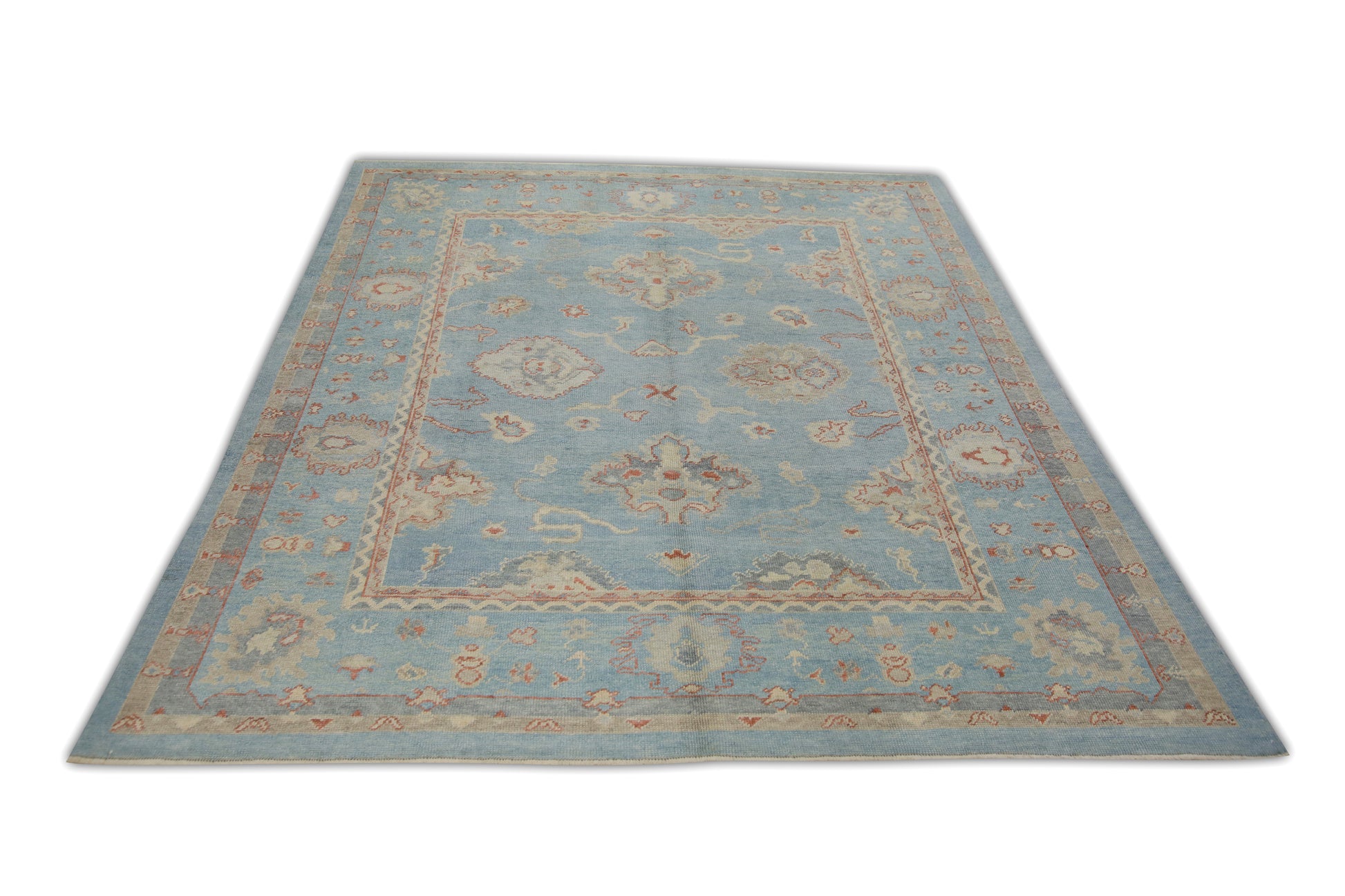 Turkish Oushak Rug 8'4" x 10'2" #1056