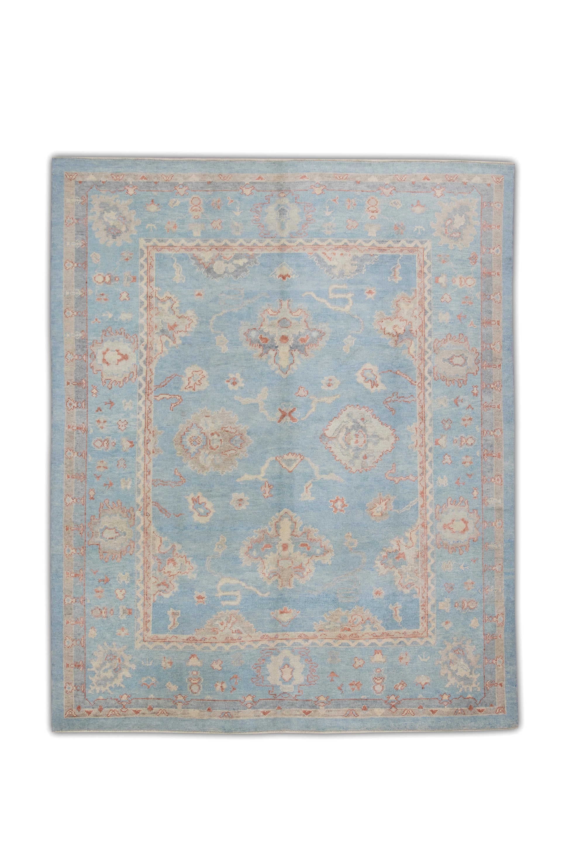 Turkish Oushak Rug 8'4" x 10'2" #1056