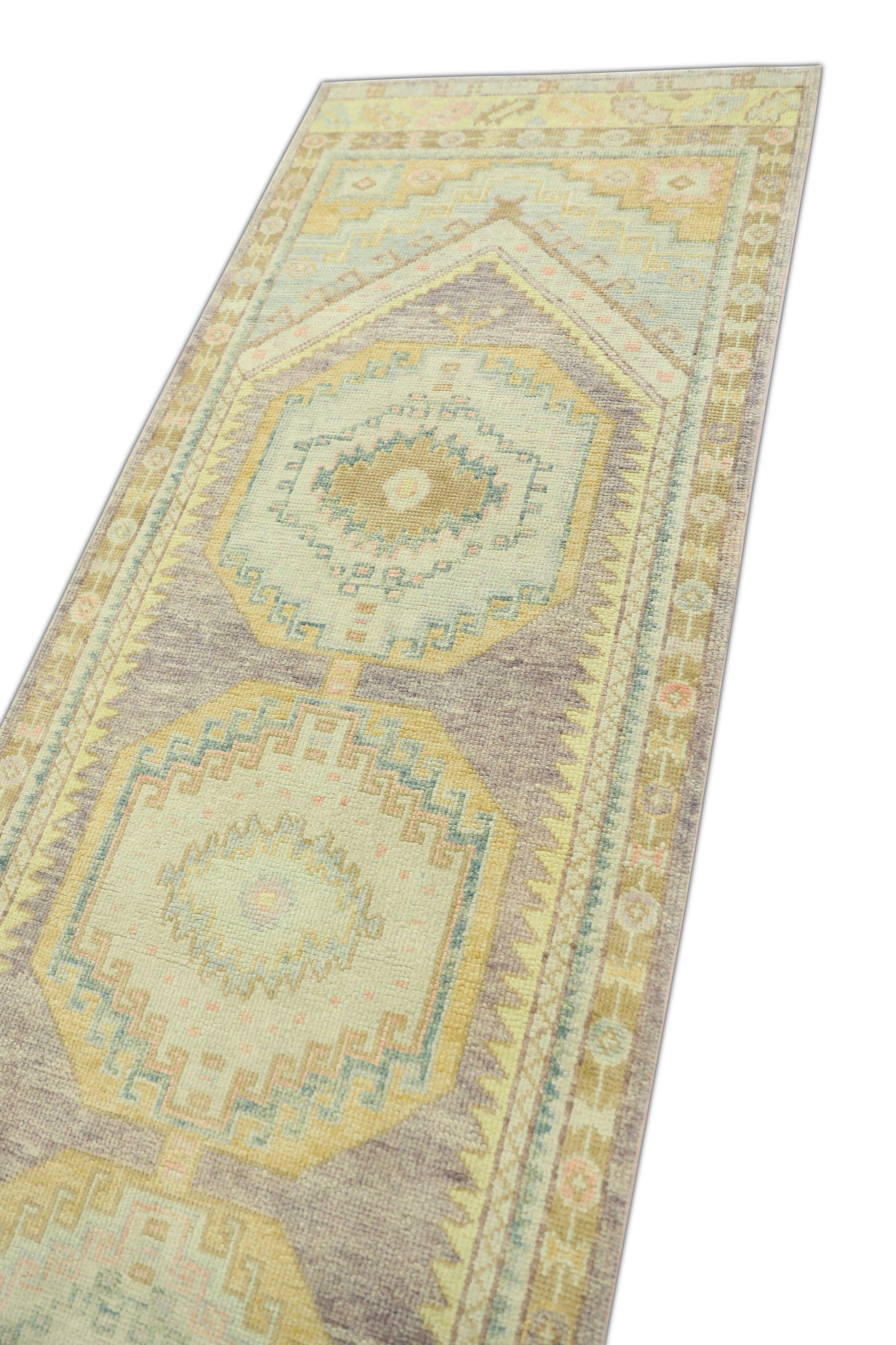 Turkish Oushak Rug 3'1" x 10'4" #1213