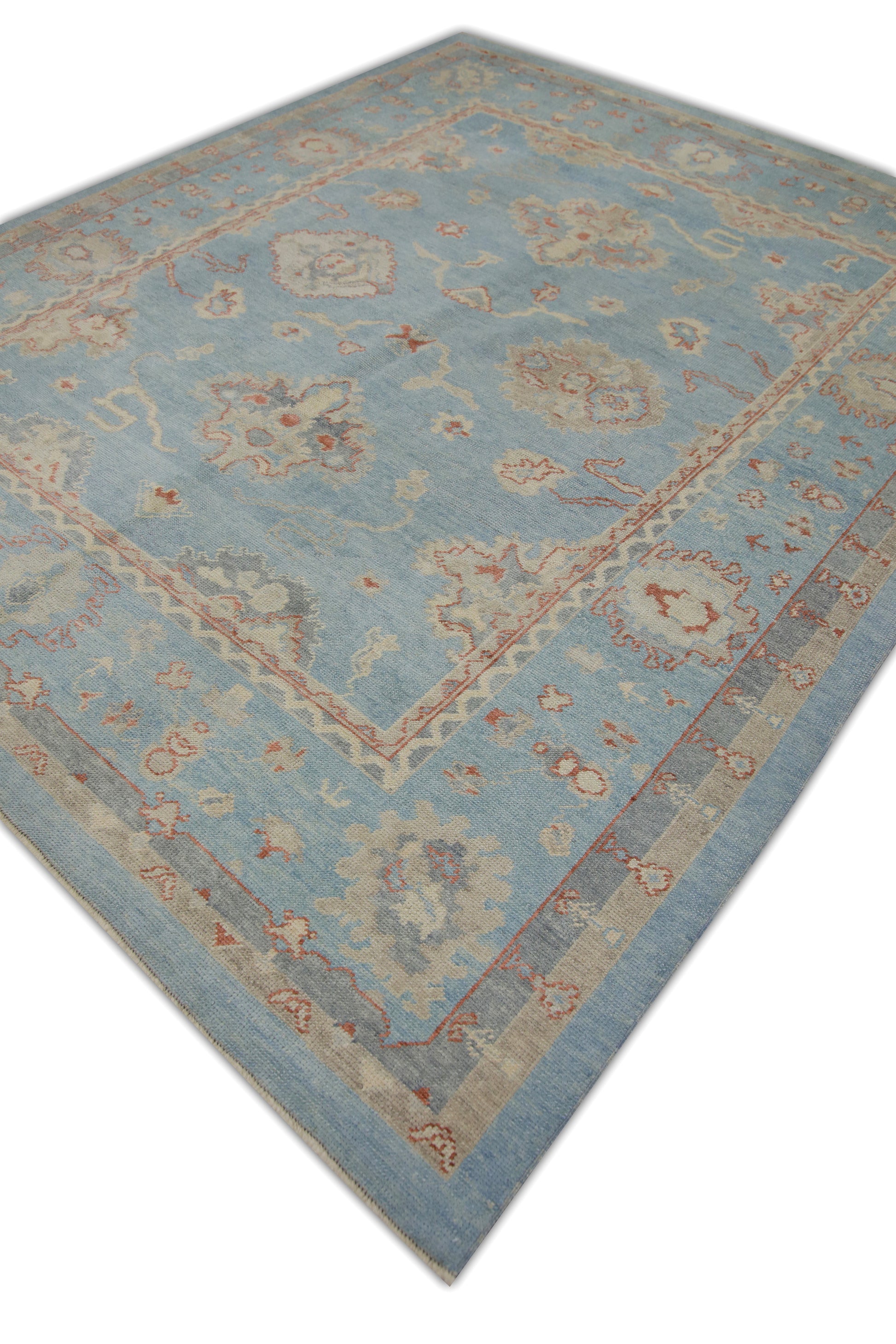 Turkish Oushak Rug 8'4" x 10'2" #1056