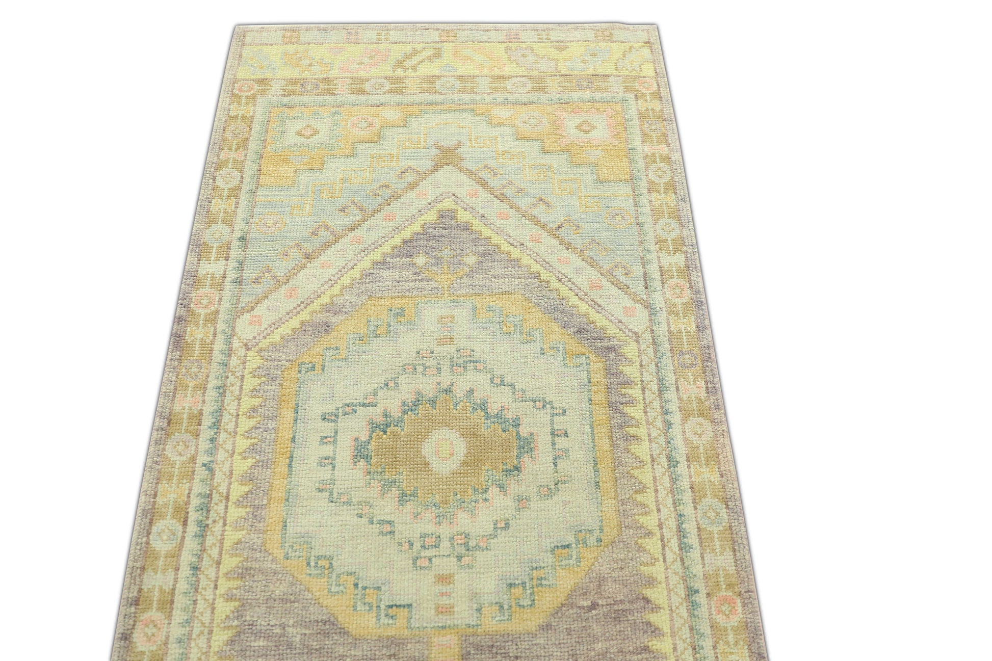 Turkish Oushak Rug 3'1" x 10'4" #1213