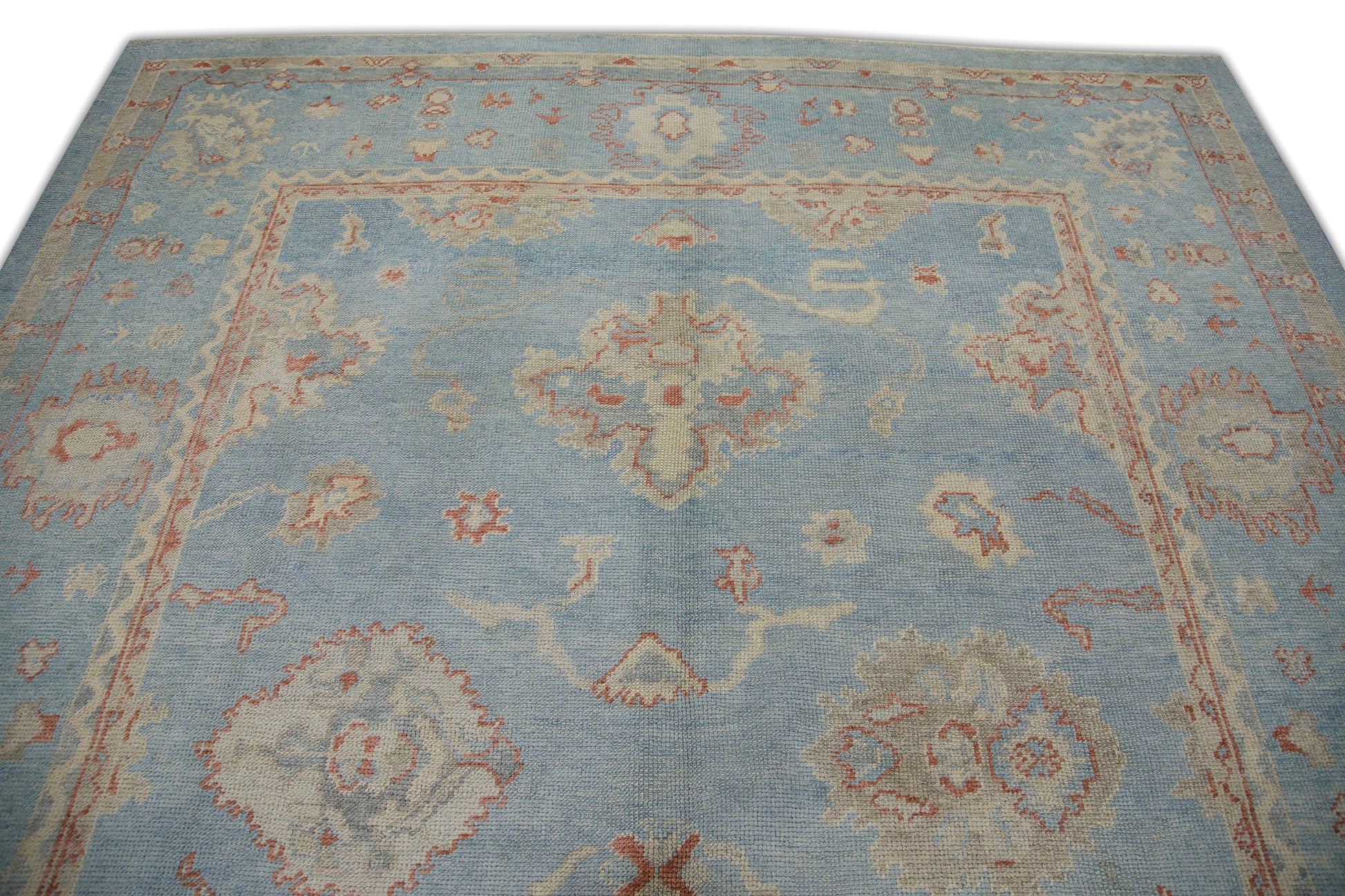 Turkish Oushak Rug 8'4" x 10'2" #1056