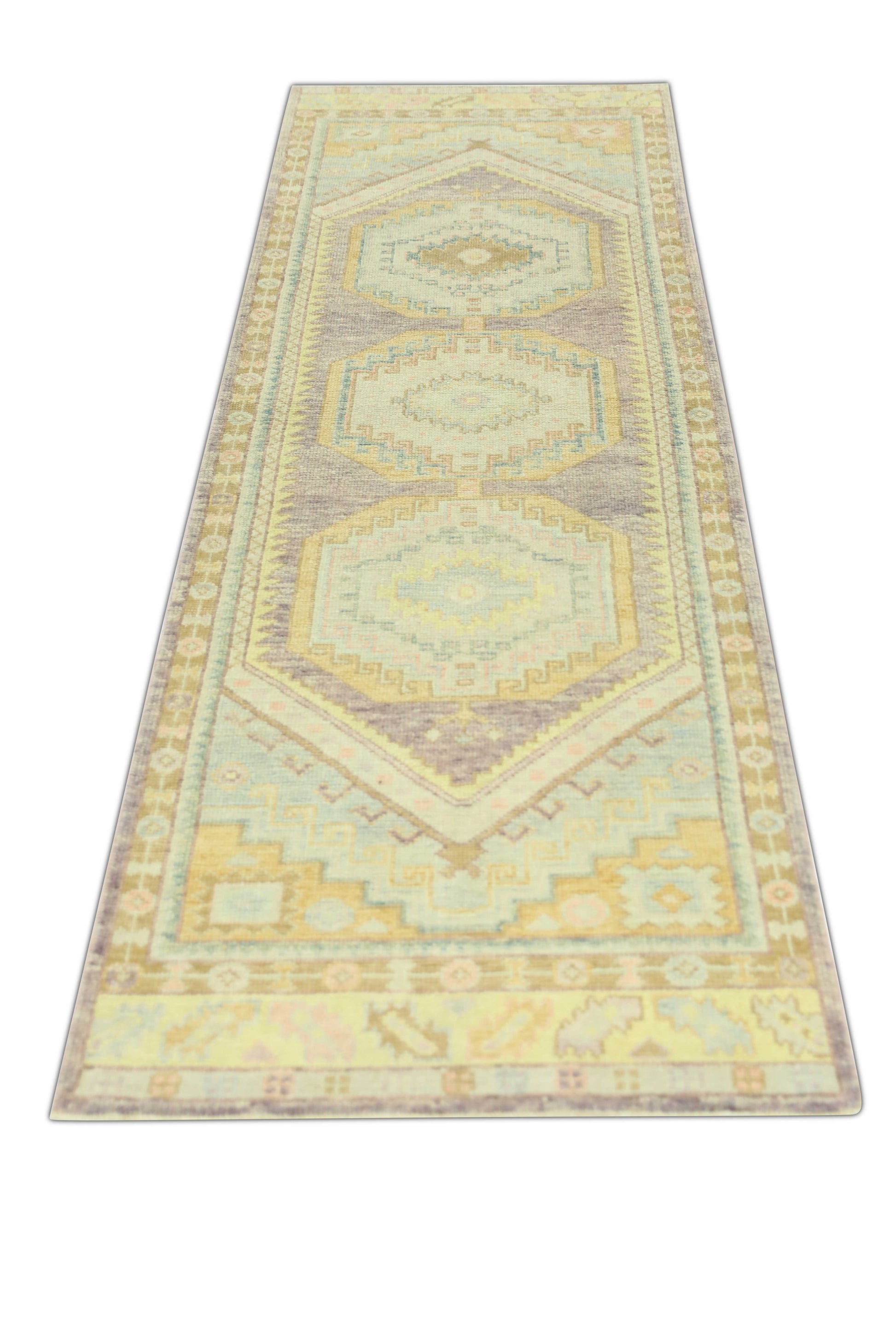 Turkish Oushak Rug 3'1" x 10'4" #1213