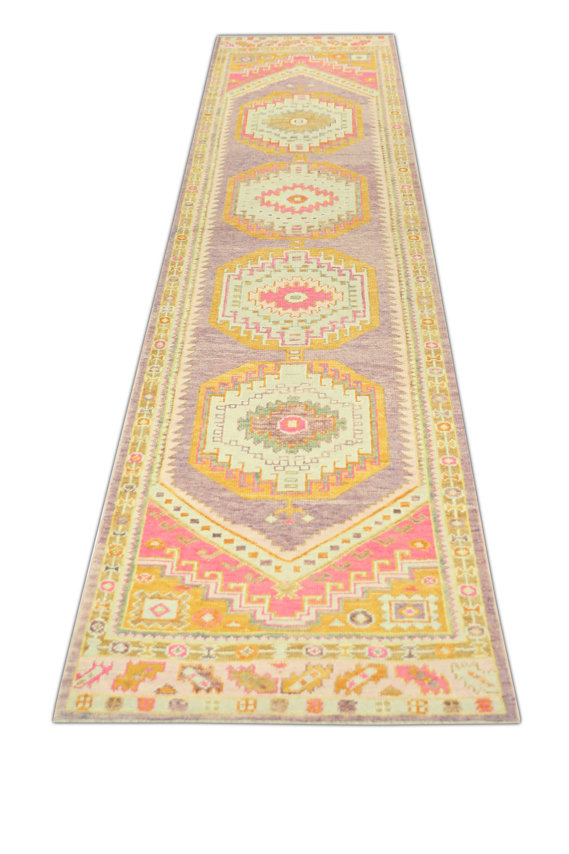Turkish Oushak Rug 3'1" x 12'7" #633