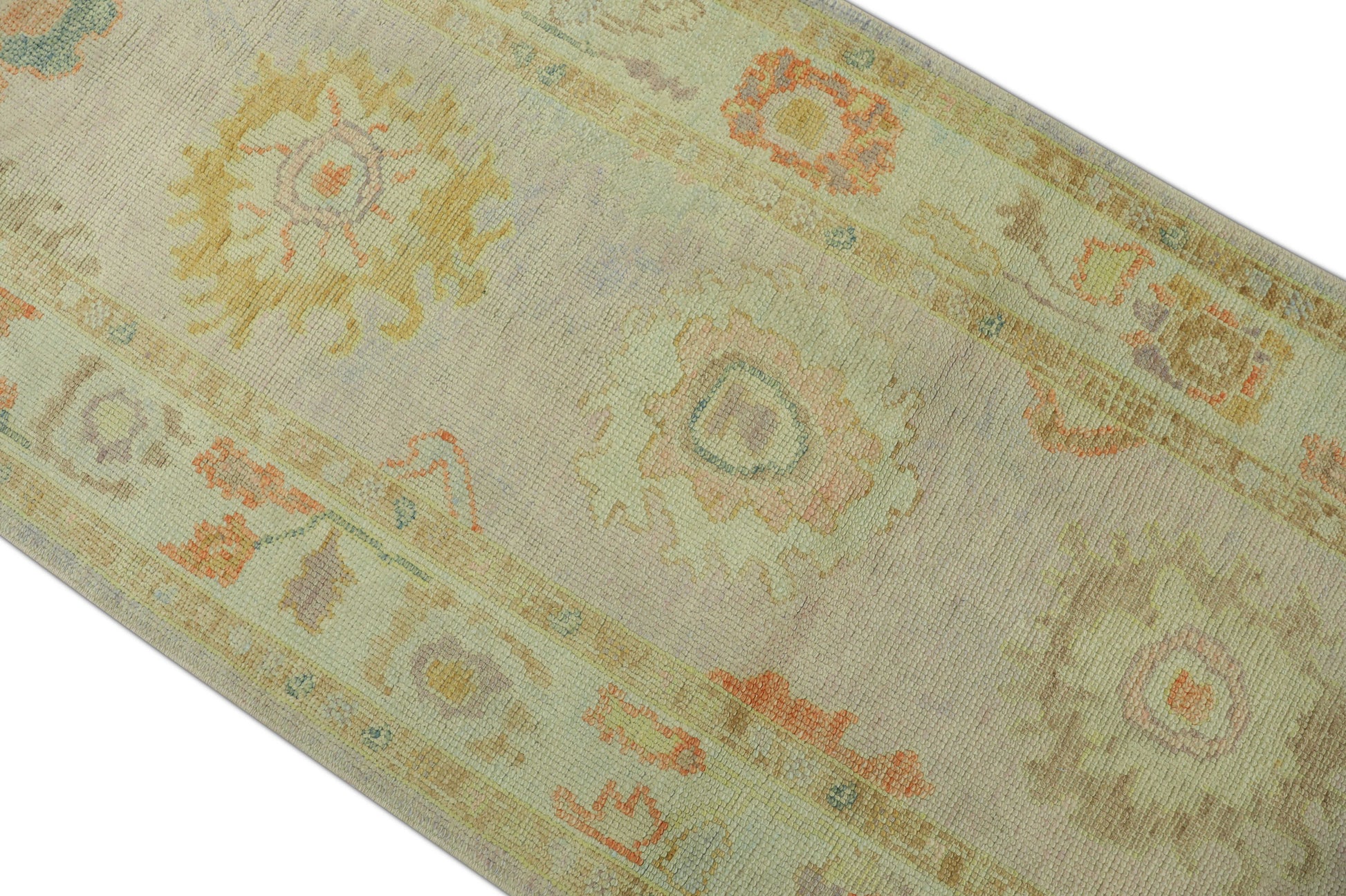 Turkish Oushak Rug 3' x 10'8" #1500