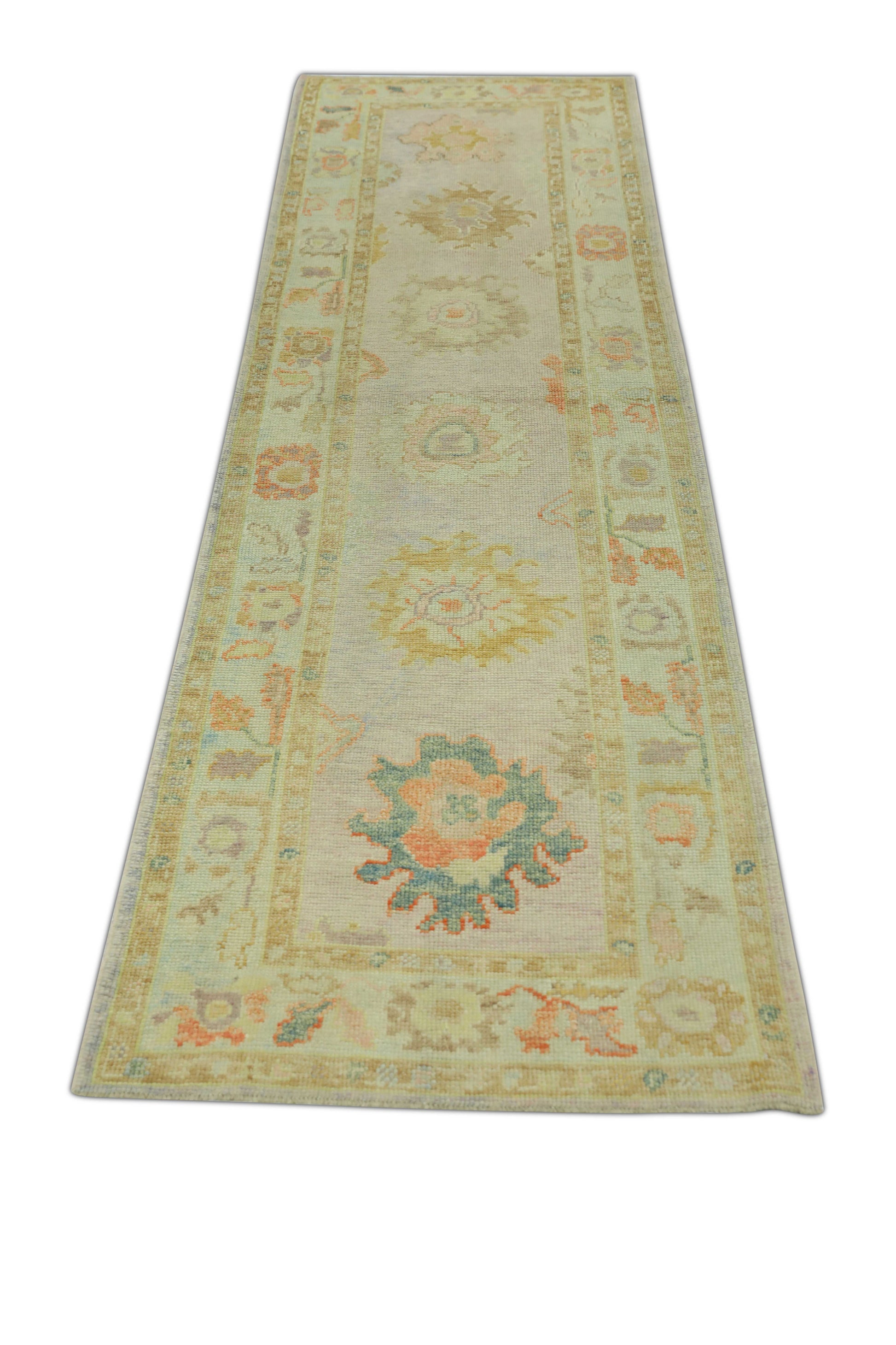 Turkish Oushak Rug 3' x 10'8" #1500