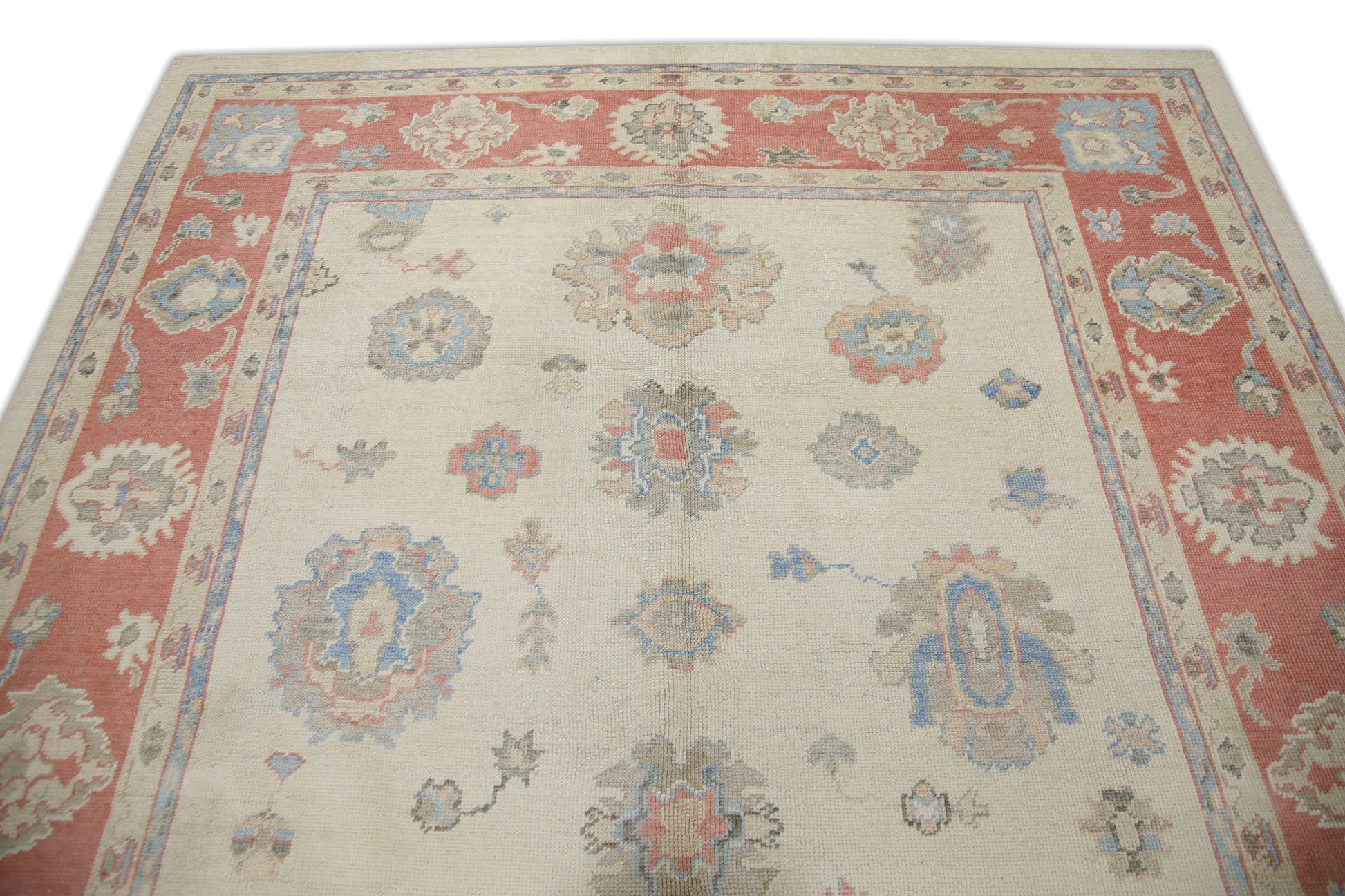 Turkish Oushak Rug 8'3" x 9'9" #1048