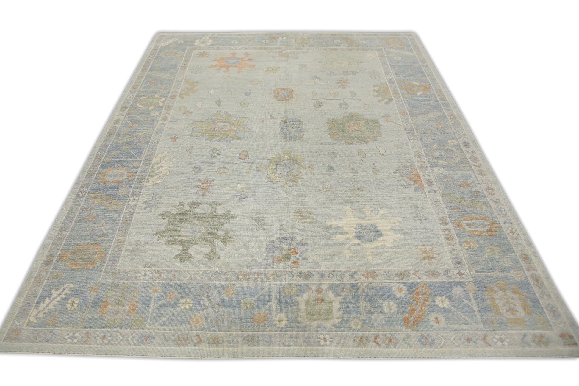 Turkish Oushak Rug 8'4" x 10'9" #7318