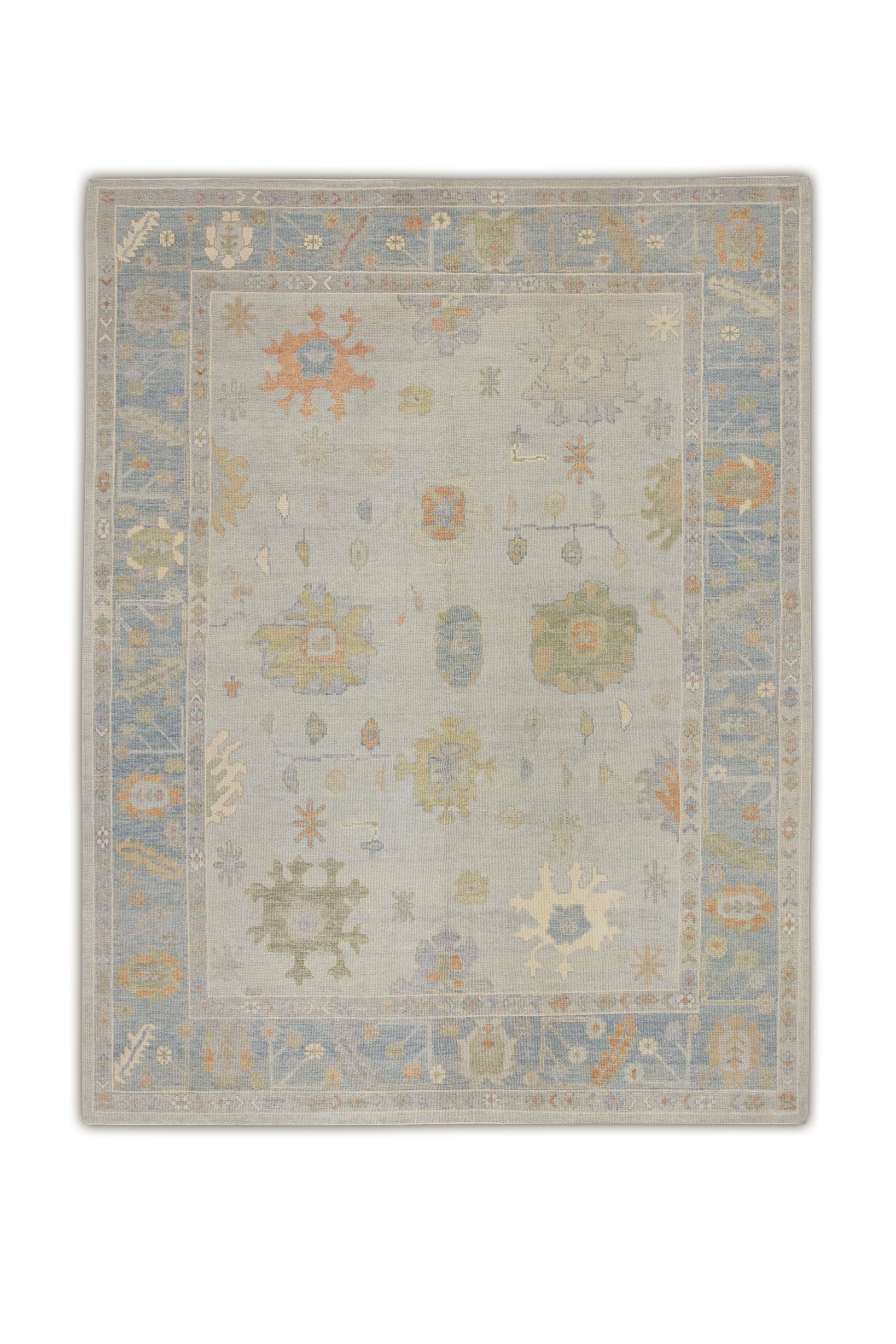 Turkish Oushak Rug 8'4" x 10'9" #7318