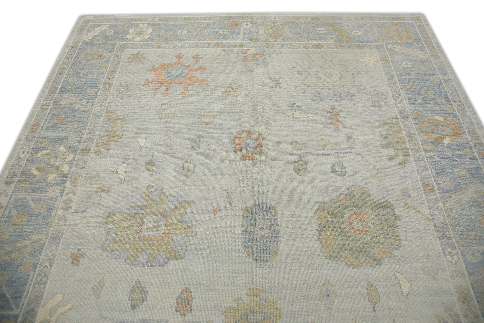 Turkish Oushak Rug 8'4" x 10'9" #7318