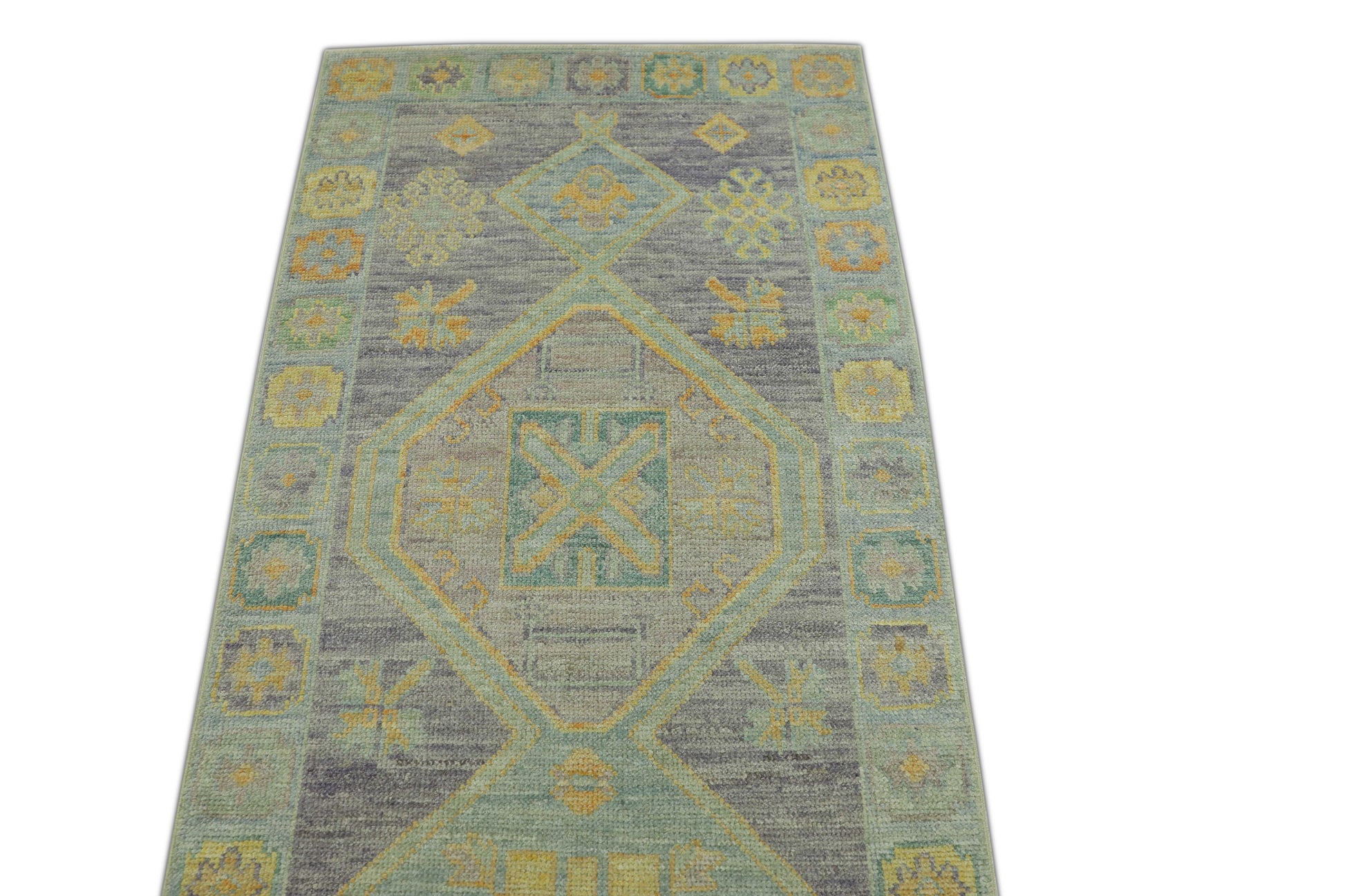 Turkish Oushak Rug 2'10" x 14'3" #1485