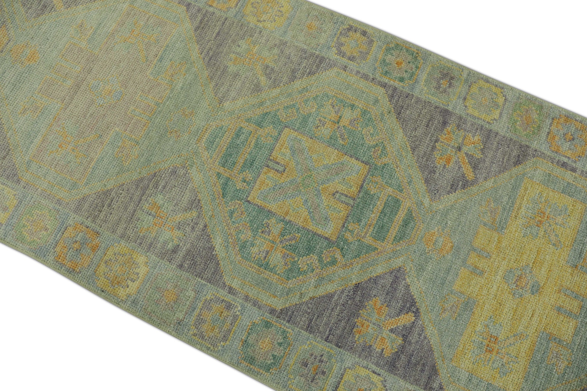 Turkish Oushak Rug 2'10" x 14'3" #1485