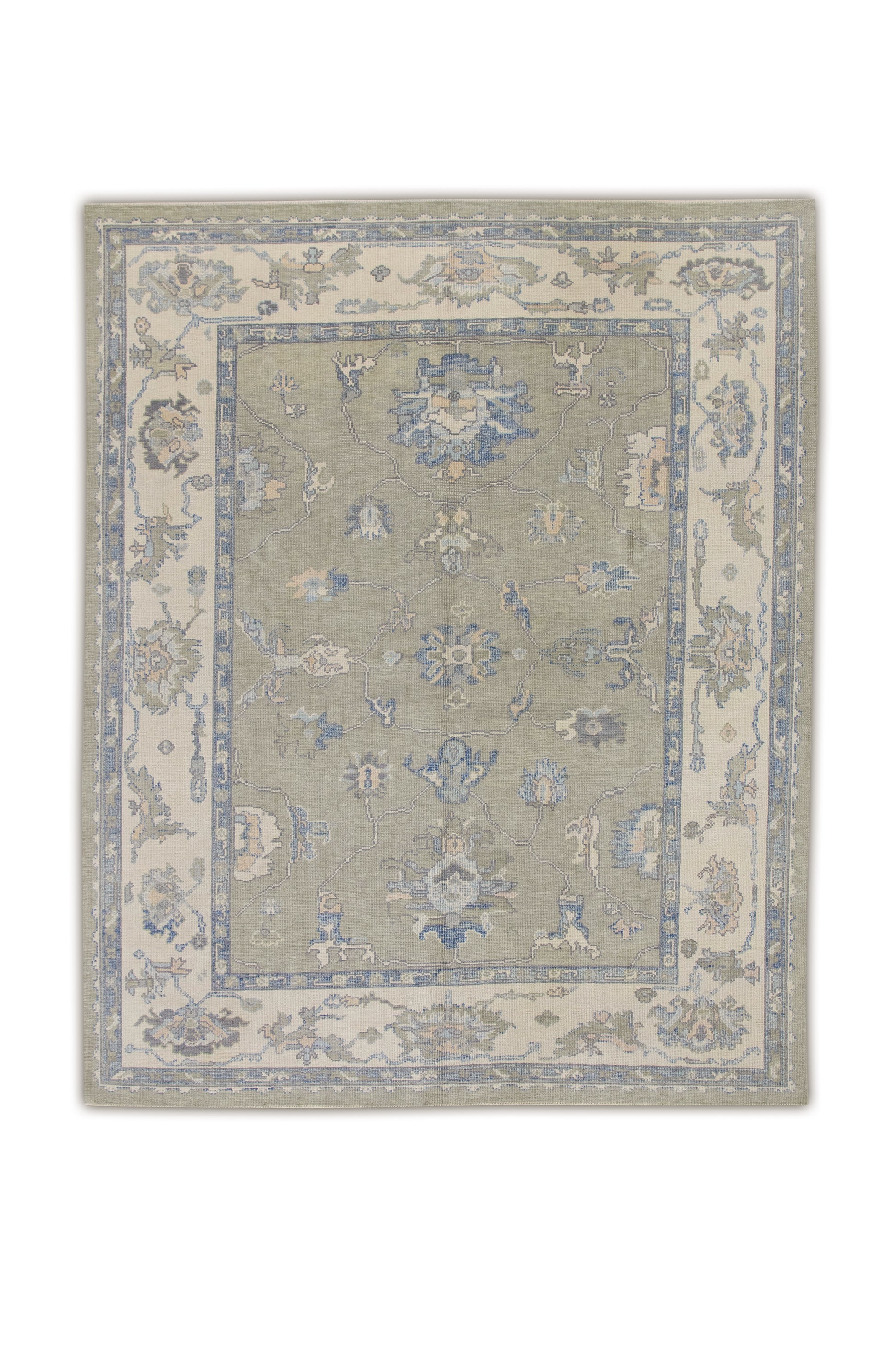 Turkish Oushak Rug 7'9" x 10'1" #7257