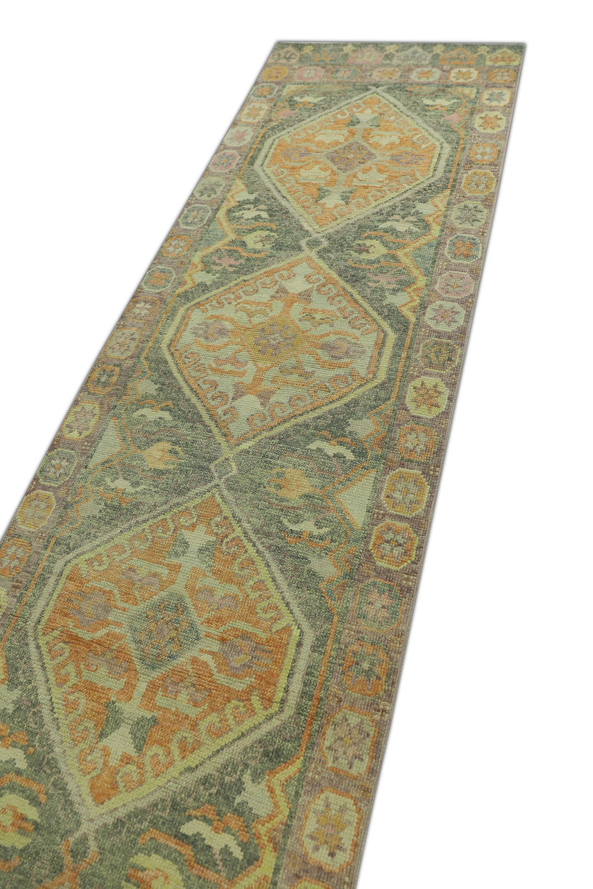 Turkish Oushak Rug 2'9" x 13'3" #1152