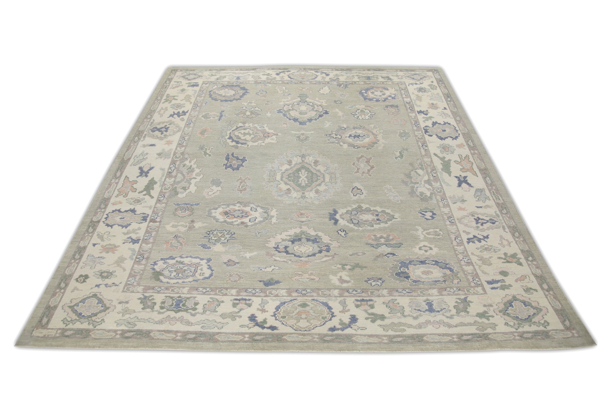 Turkish Oushak Rug 8' x 9'1" #7298
