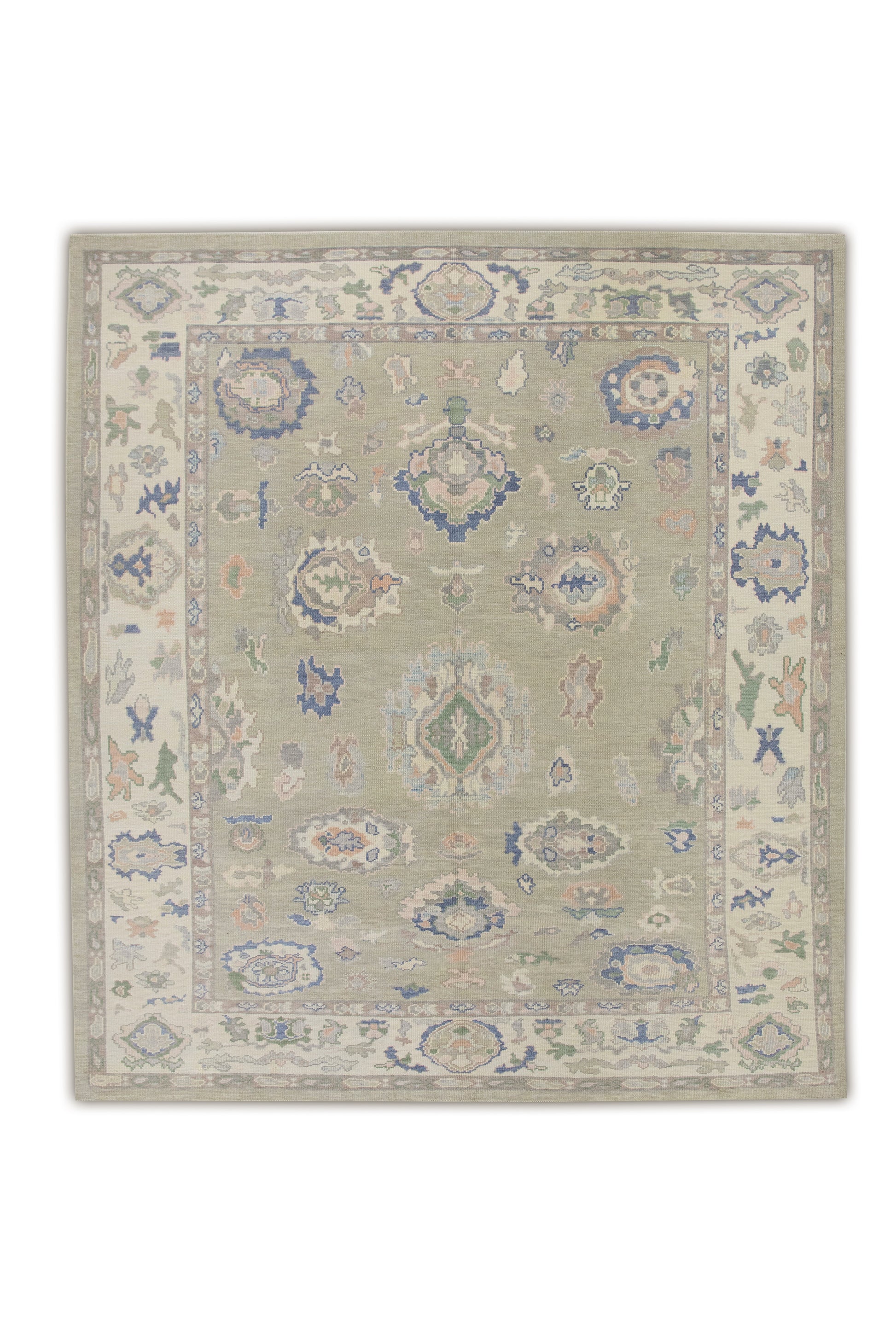Turkish Oushak Rug 8' x 9'1" #7298
