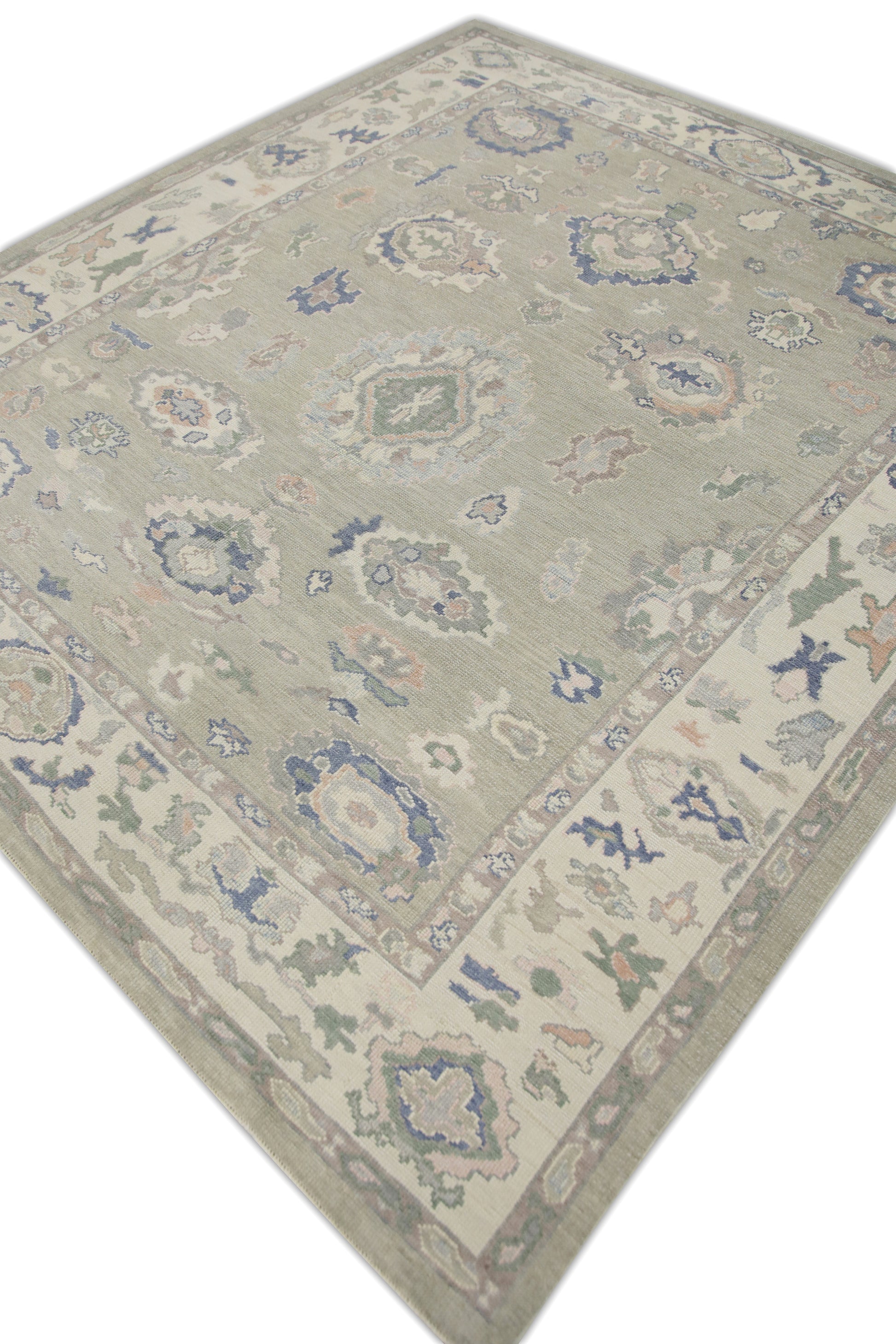 Turkish Oushak Rug 8' x 9'1" #7298