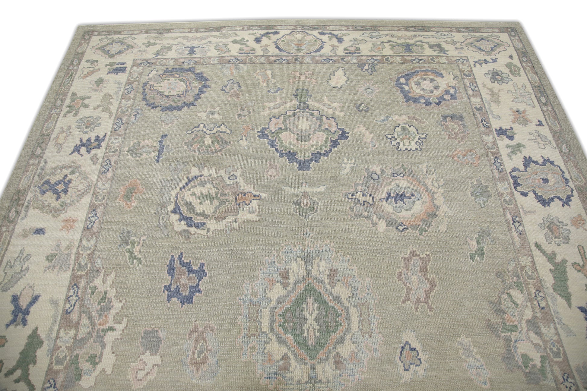 Turkish Oushak Rug 8' x 9'1" #7298