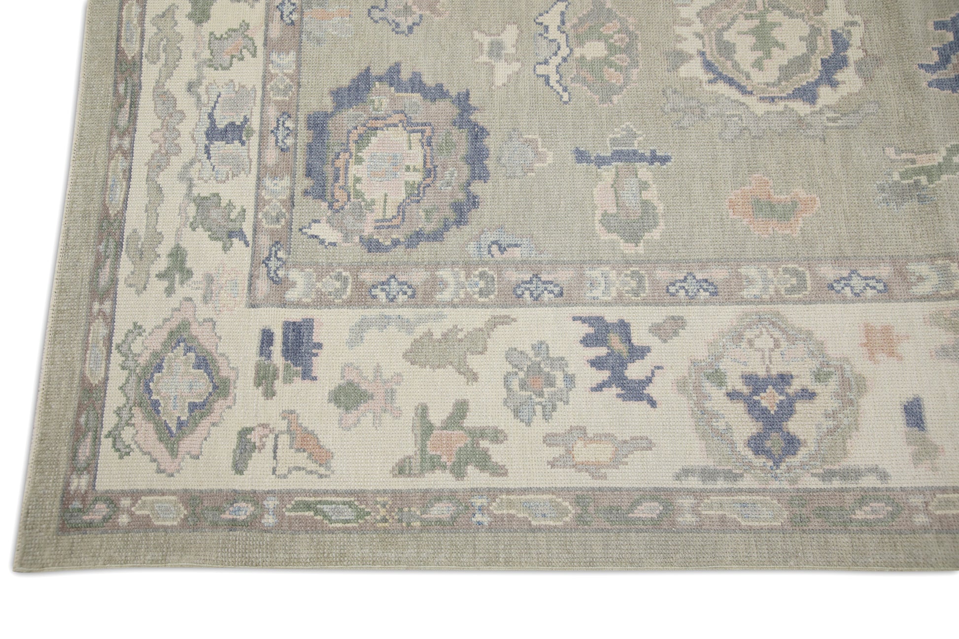 Turkish Oushak Rug 8' x 9'1" #7298