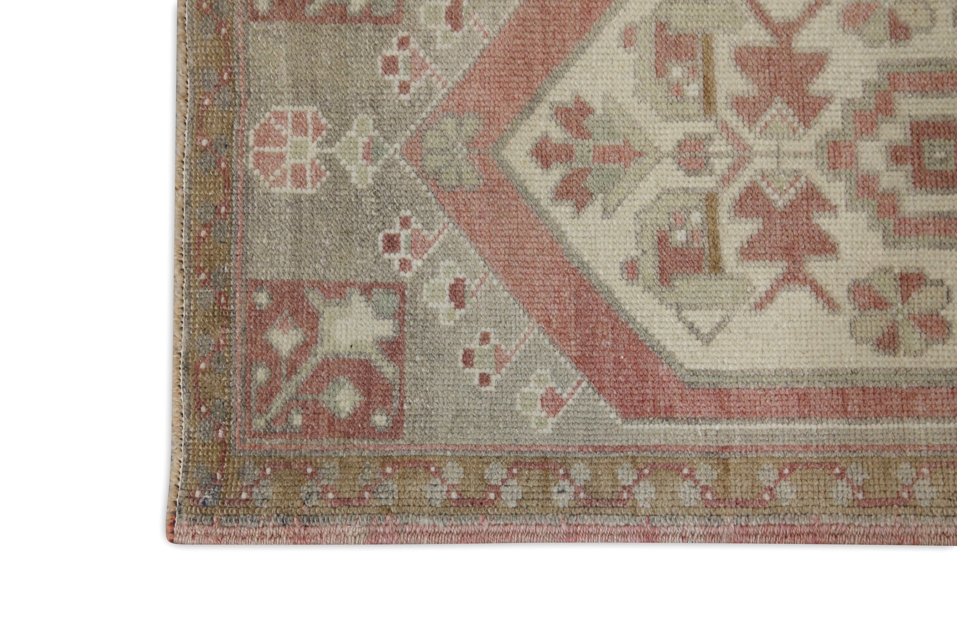 Oriental Hand Knotted Vintage Turkish Mini Rug 1'7" x 3'1" #8588