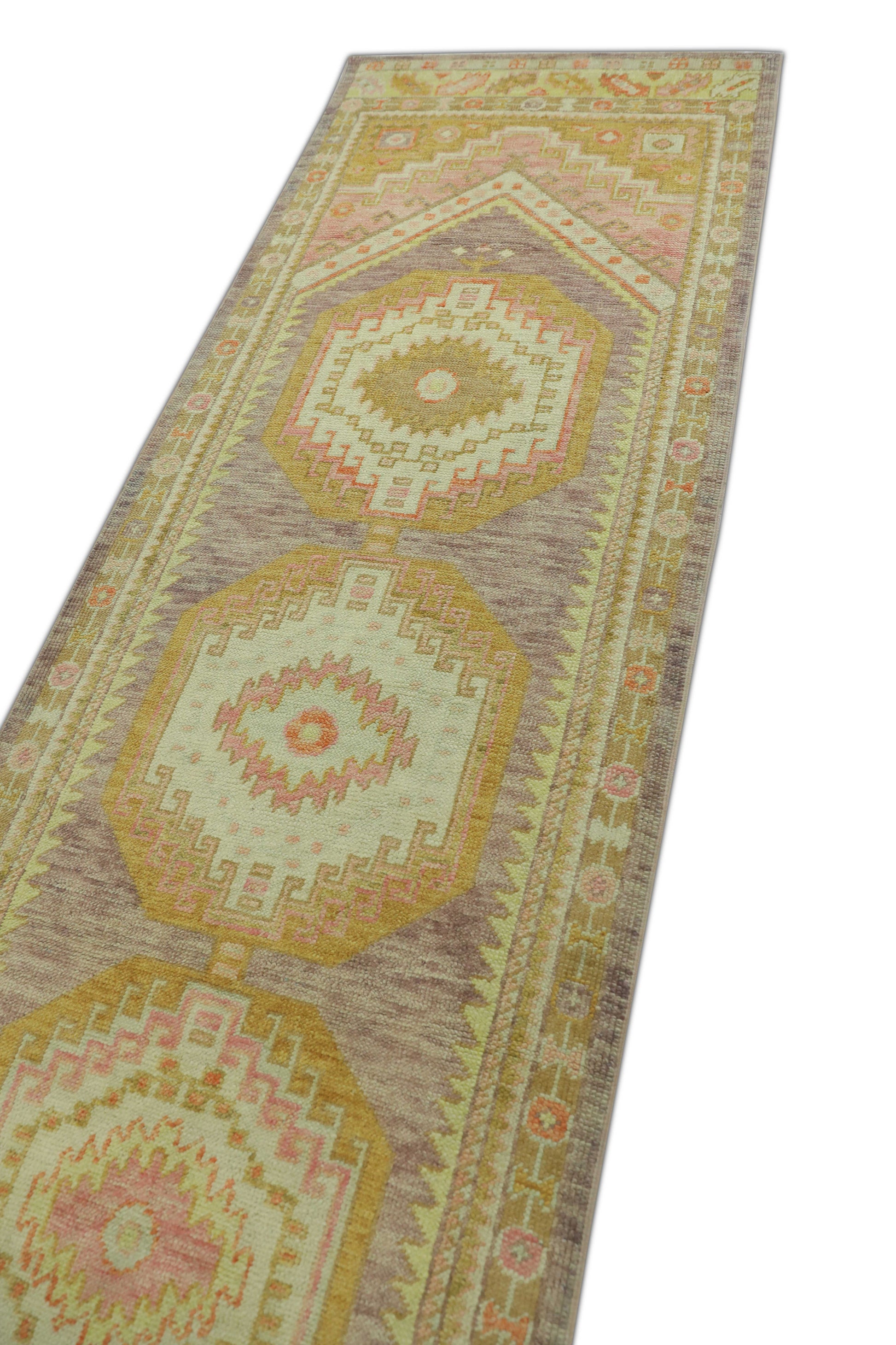 Turkish Oushak Rug 3' x 12'3" #1150