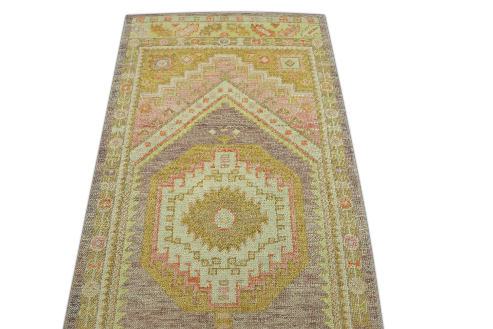 Turkish Oushak Rug 3' x 12'3" #1150
