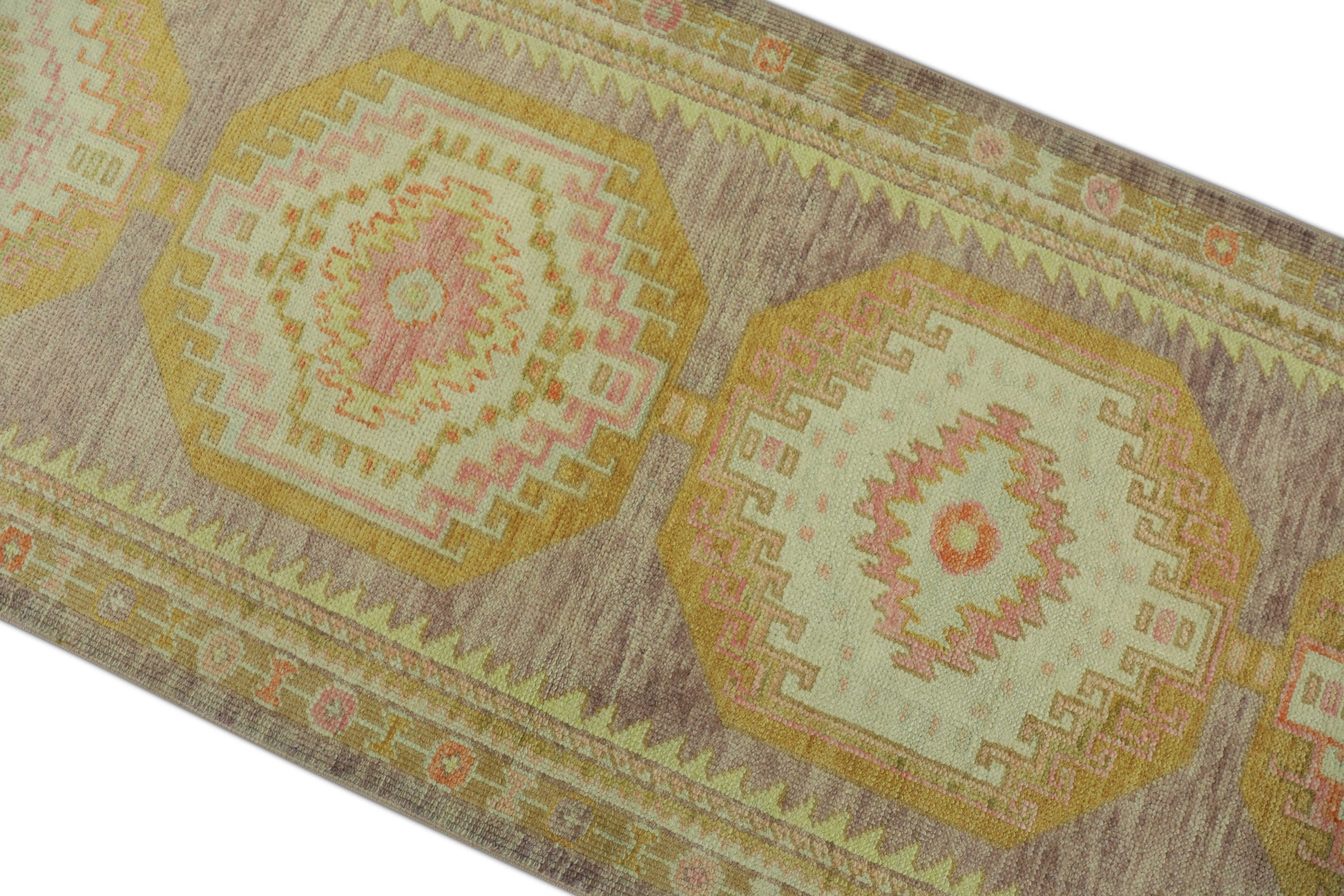 Turkish Oushak Rug 3' x 12'3" #1150