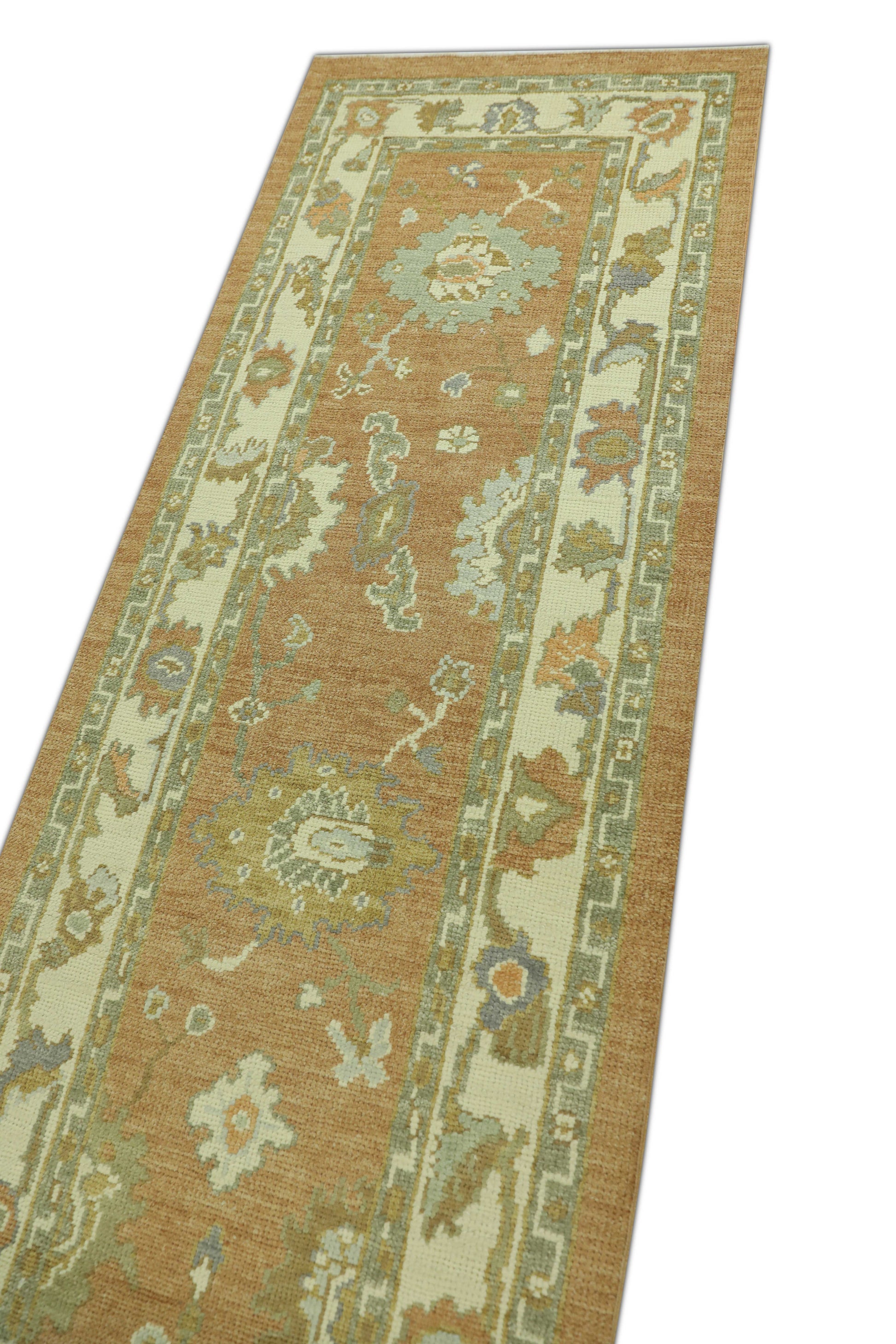 Turkish Oushak Rug 2'7" x 12'1" #606