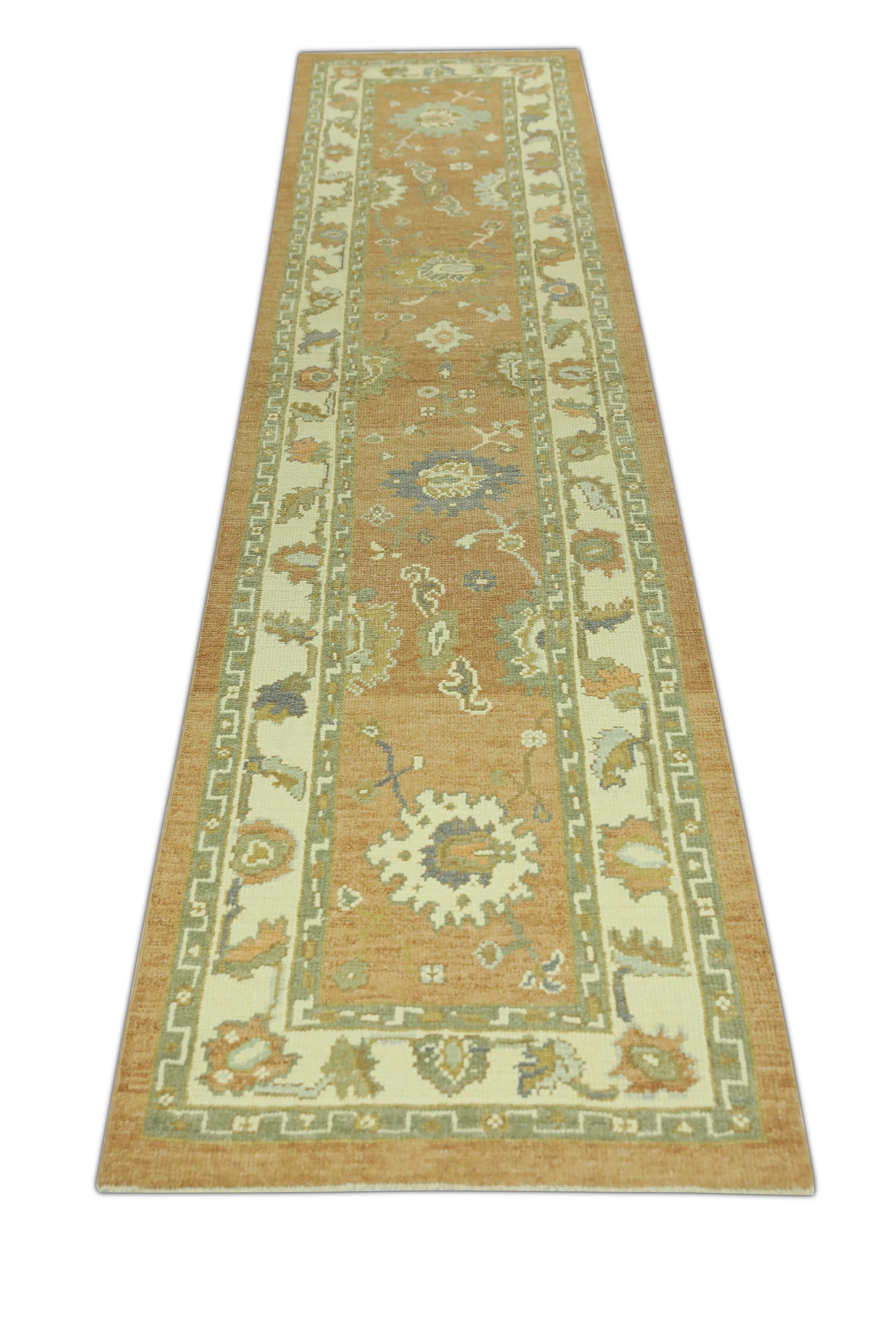 Turkish Oushak Rug 2'7" x 12'1" #606