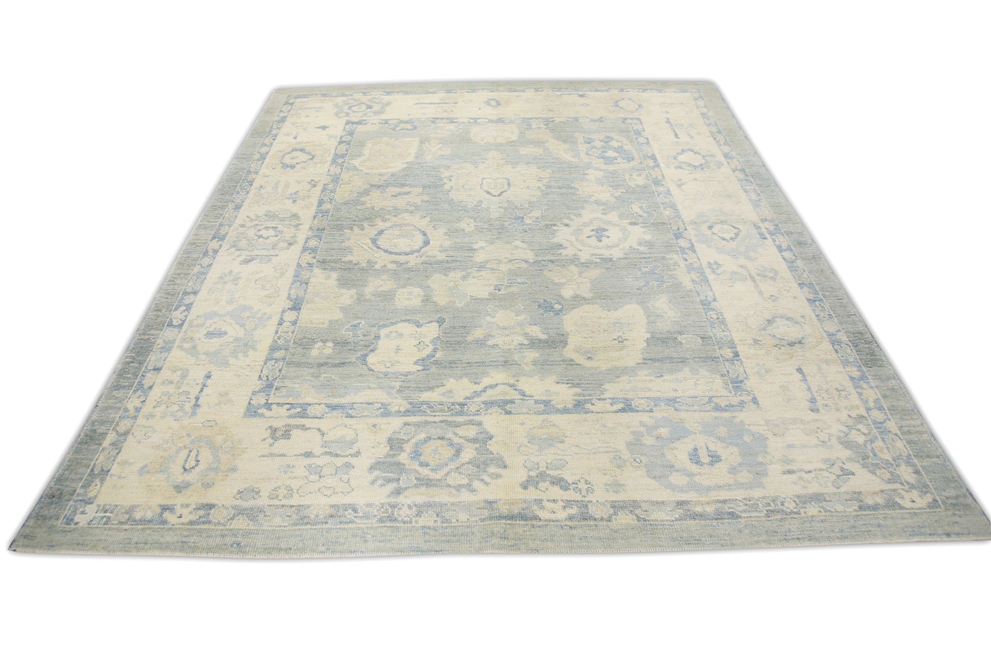 Turkish Oushak Rug 8'9" x 10'2" #7316