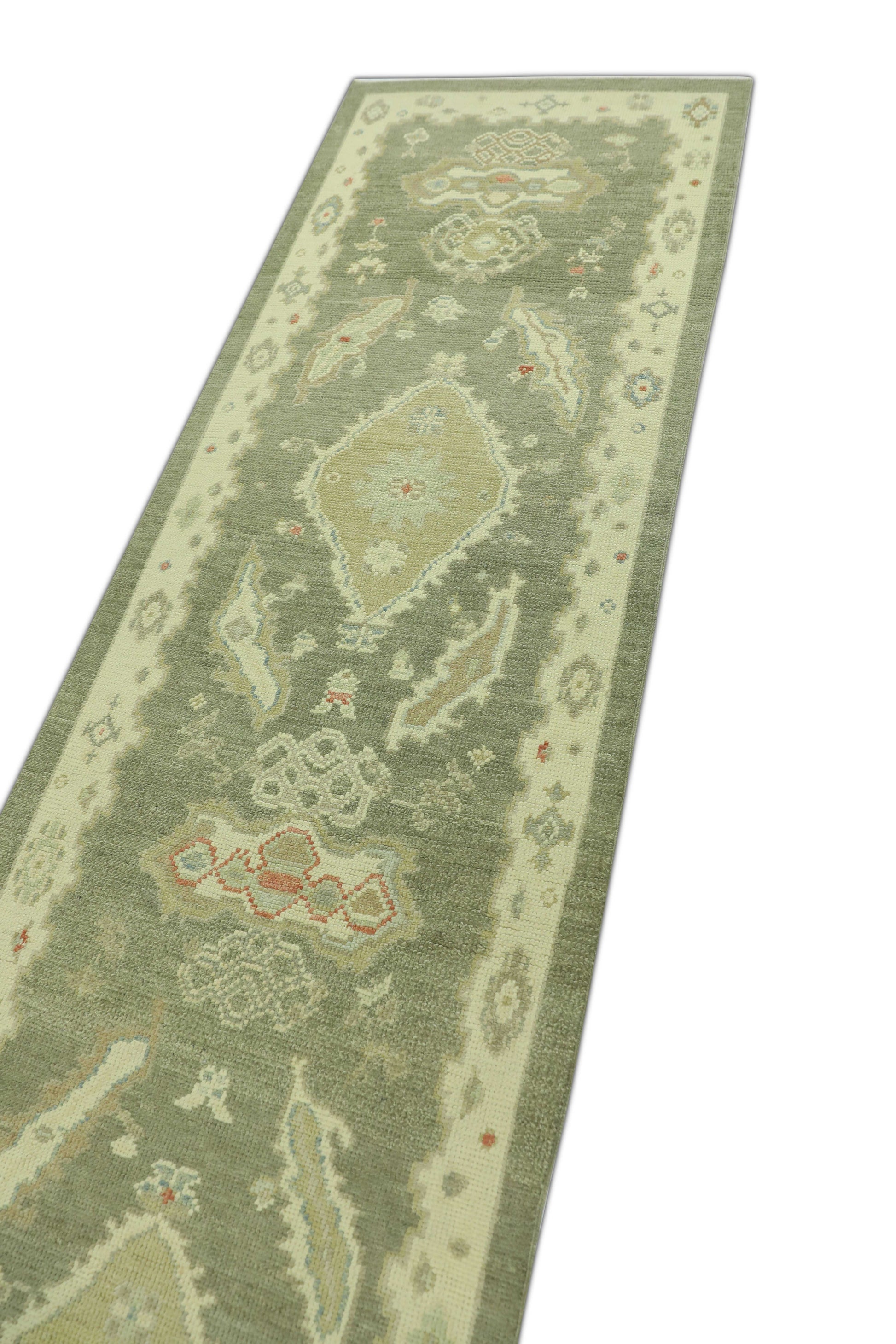 Turkish Oushak Rug 2'7" x 10'1" #745