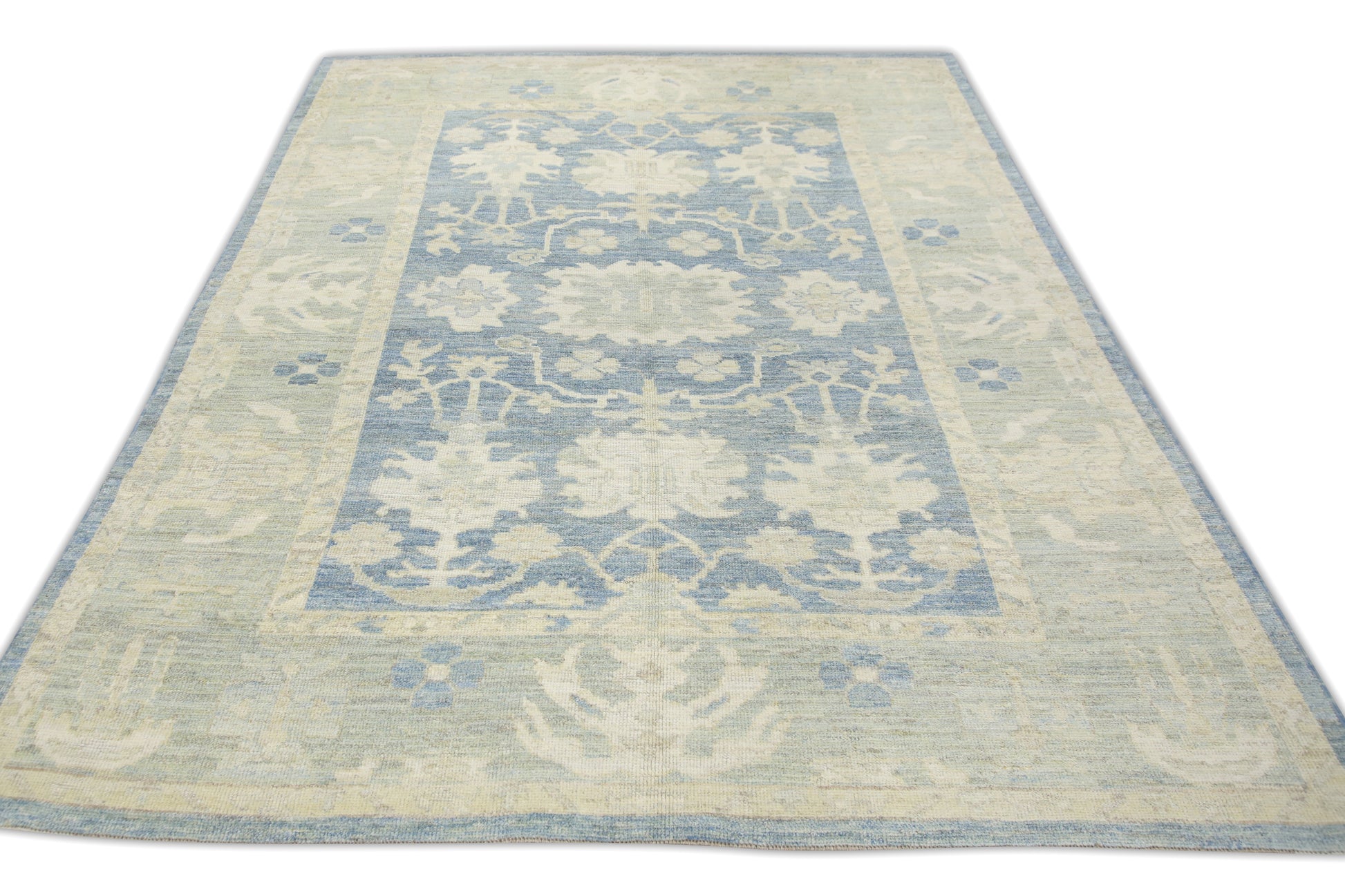 Turkish Oushak Rug 7'7" x 10'10" #6523