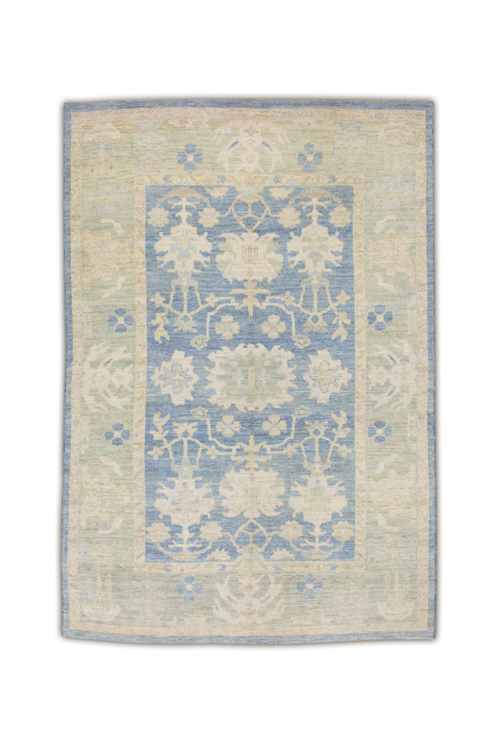 Turkish Oushak Rug 7'7" x 10'10" #6523