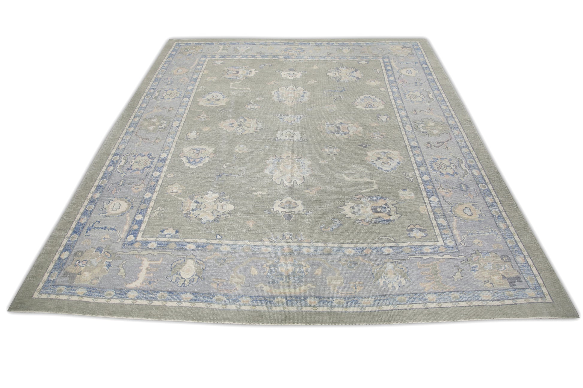 Turkish Oushak Rug 8'5" x 9'10" #7375