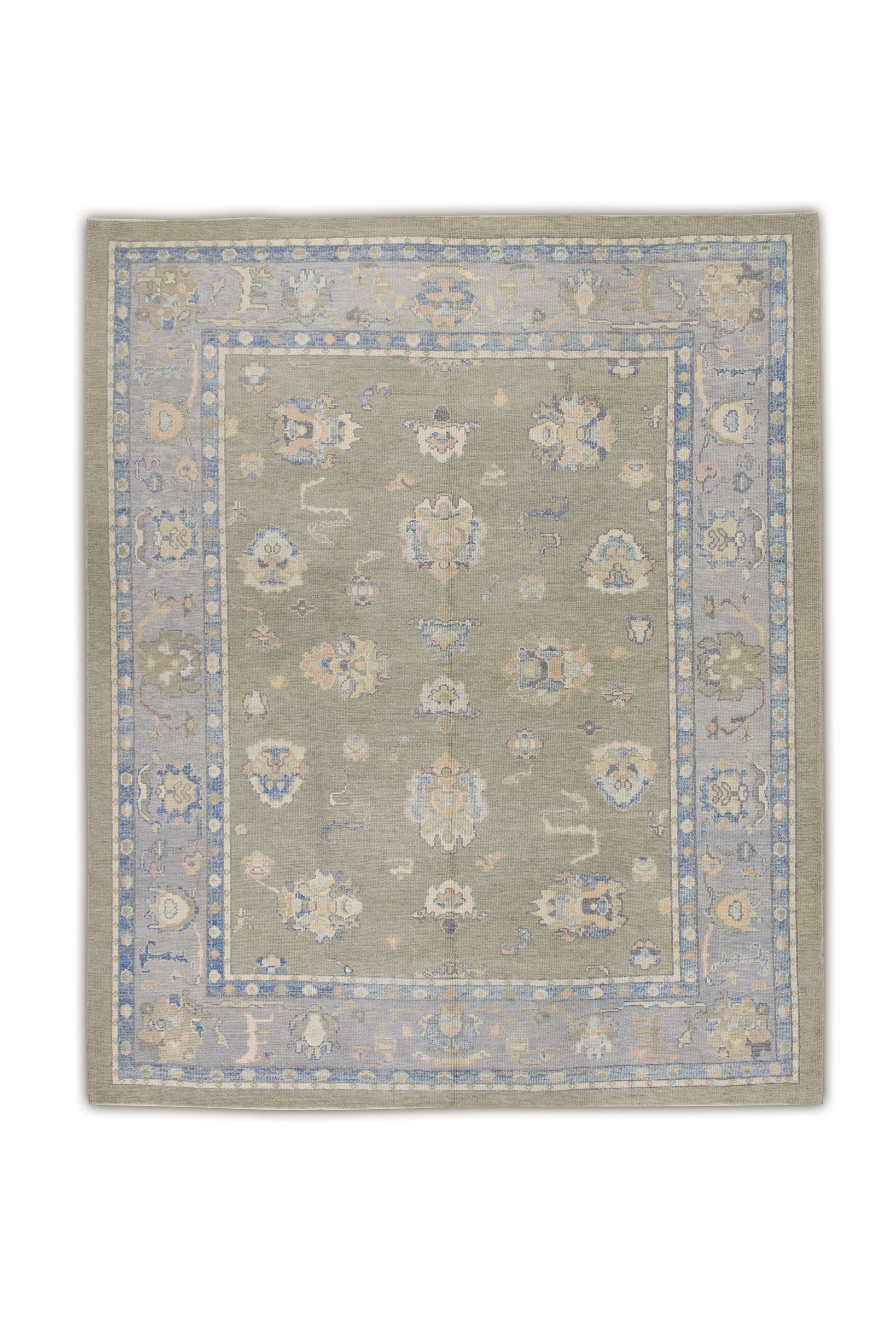 Turkish Oushak Rug 8'5" x 9'10" #7375
