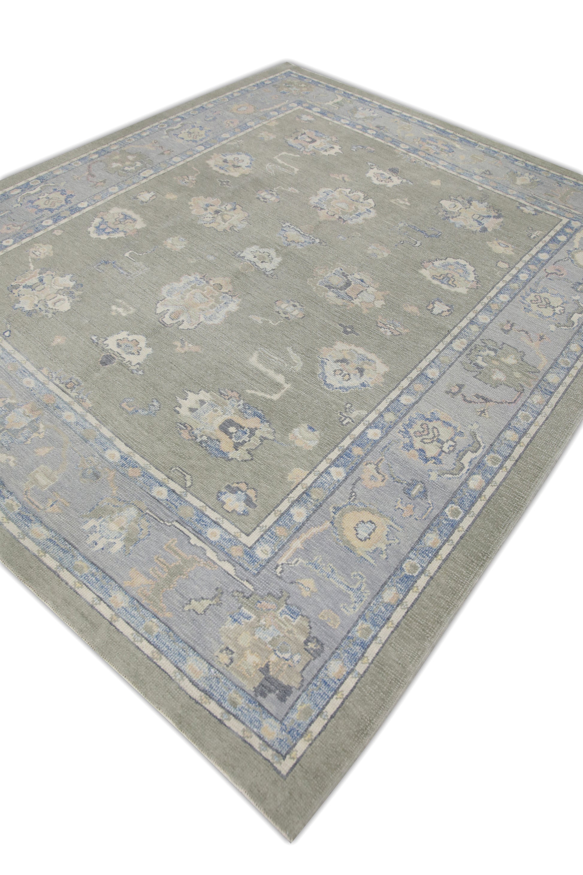Turkish Oushak Rug 8'5" x 9'10" #7375