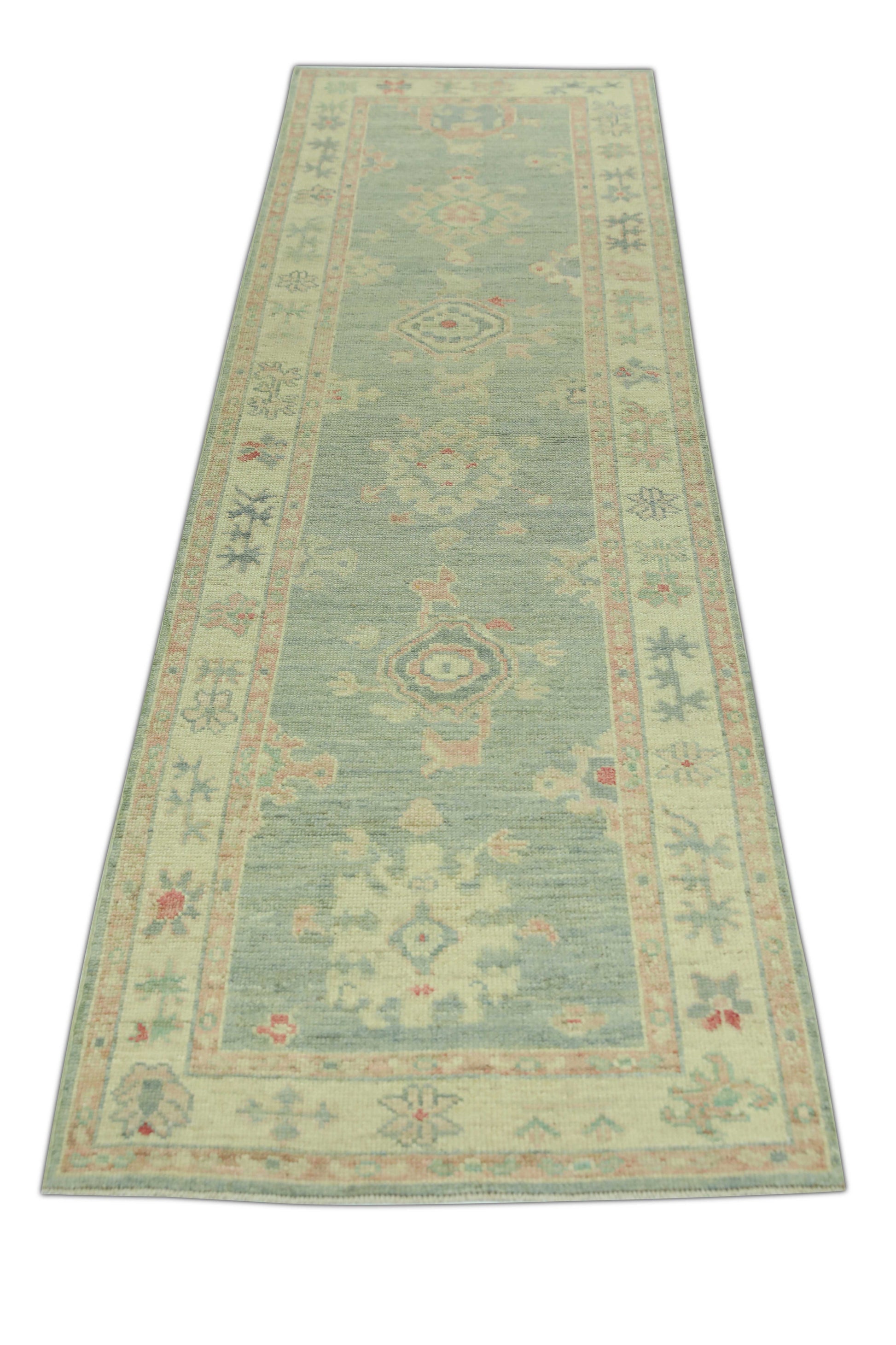 Turkish Oushak Rug 2'10" x 10'2" #615